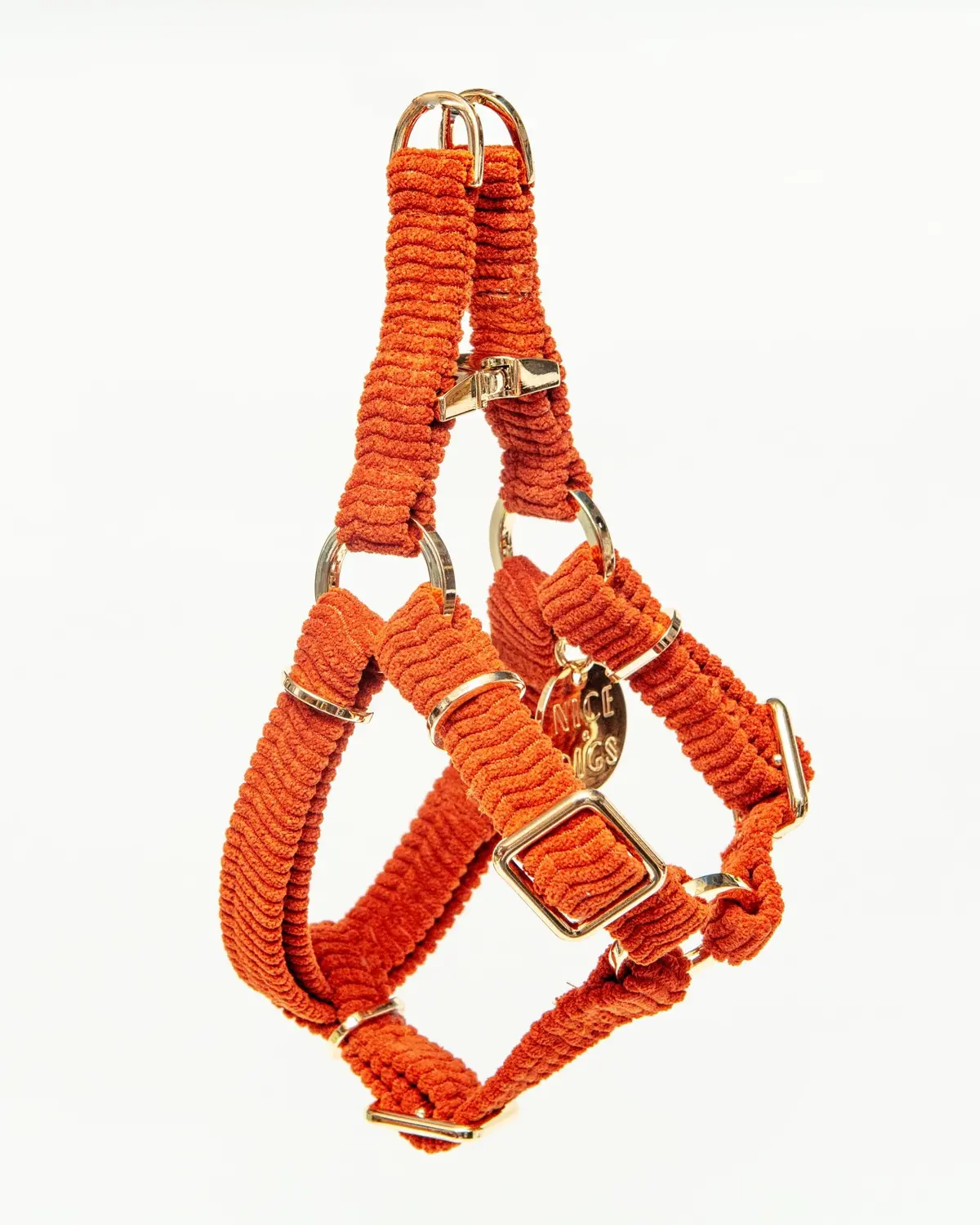 Cord Dog Harness In Rust (Final Sale) 1