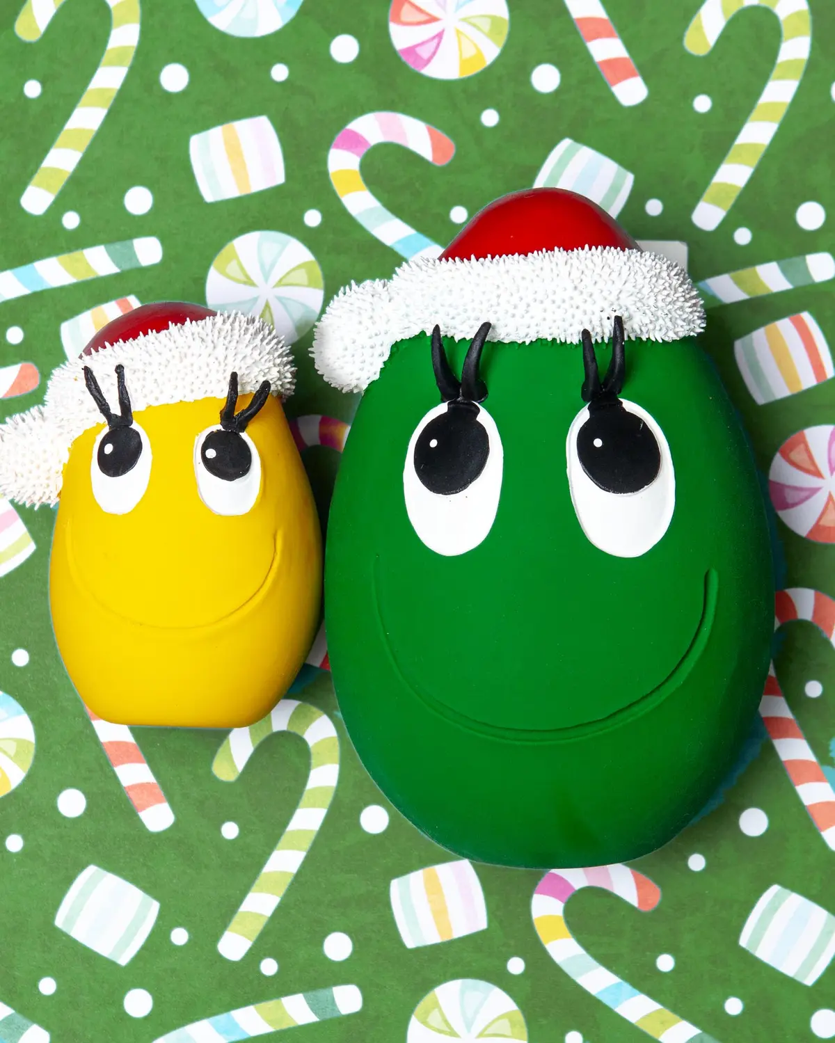 Santa Egg Latex Dog Toy (Final Sale) 1