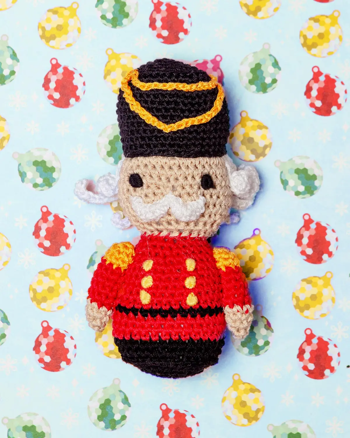 Major Mistletoe The Nutcracker Organic Knit Dog Toy 1