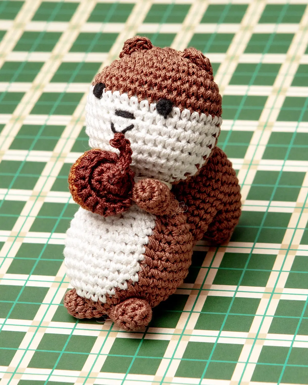 Slappy The Happy Squirrel Organic Knit Dog Toy 1