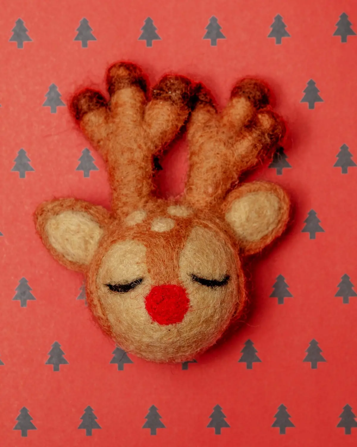 Christmas Reindeer Wool Cat Toy 1