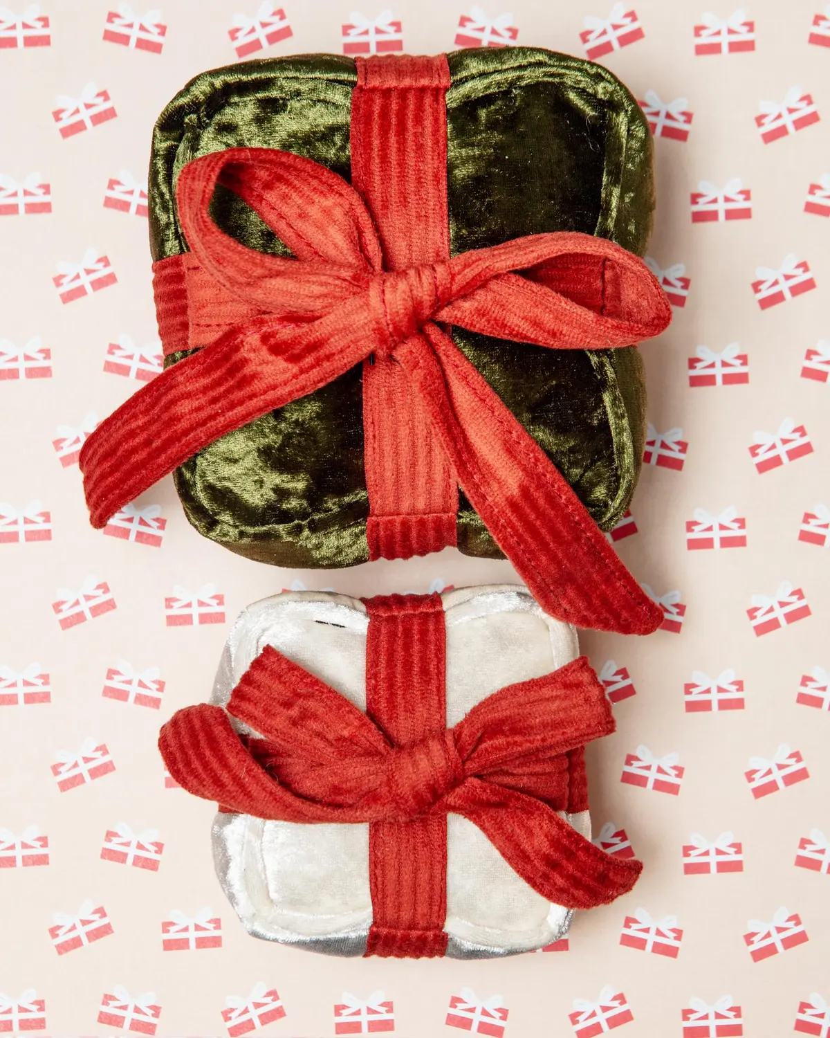 Holiday Box Christmas Squeaky Dog Toy 1
