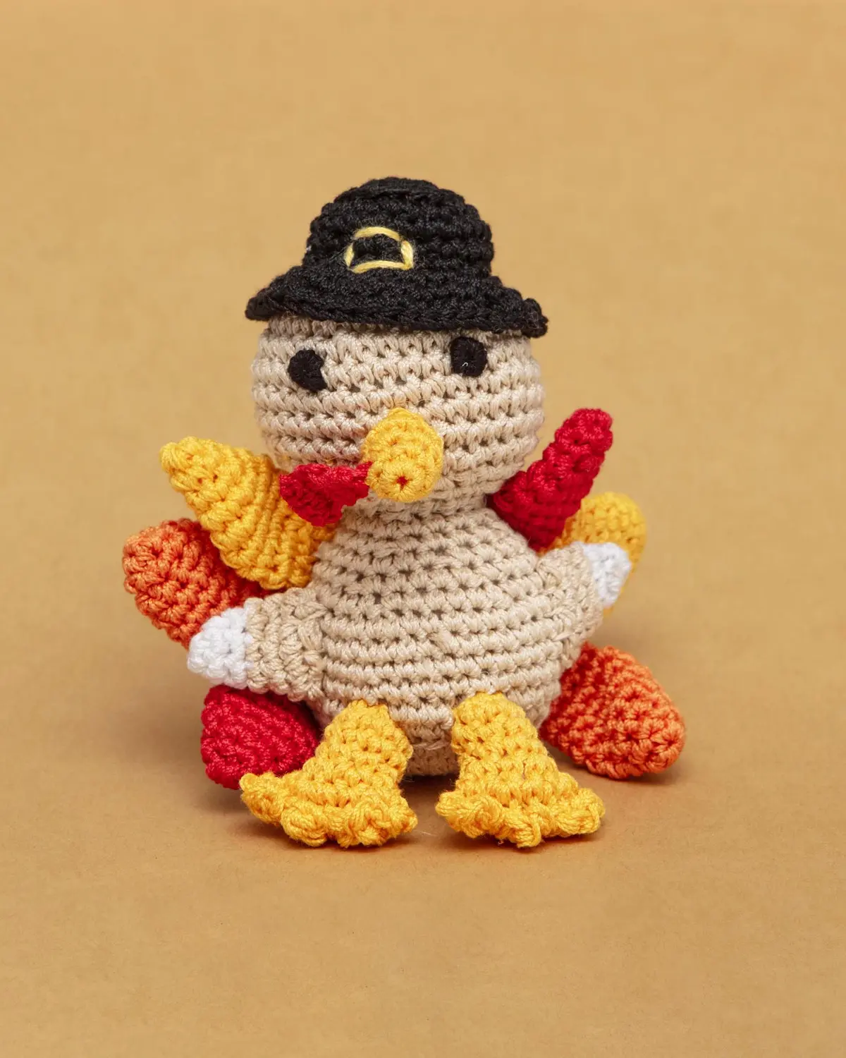 Thomas The Turkey Organic Cotton Knit Dog Toy 1