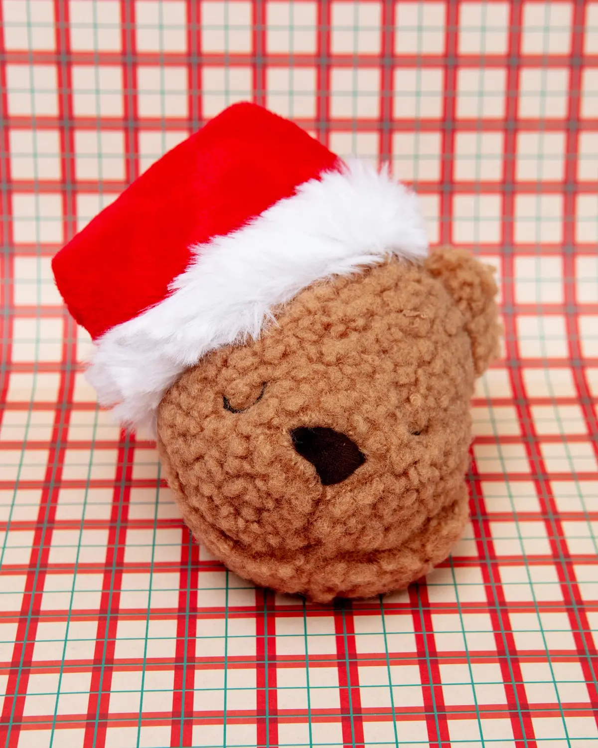 Santa Teddy Bear 2-In-1 Bounce Dog Toy 1