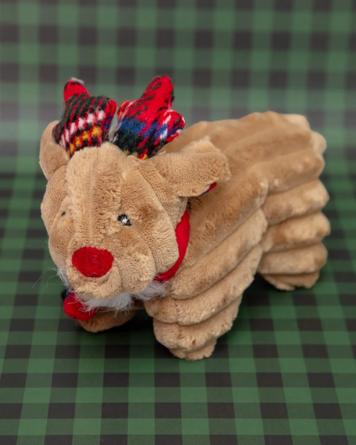 Reindeer Squooshie In Tartan Tidings 1
