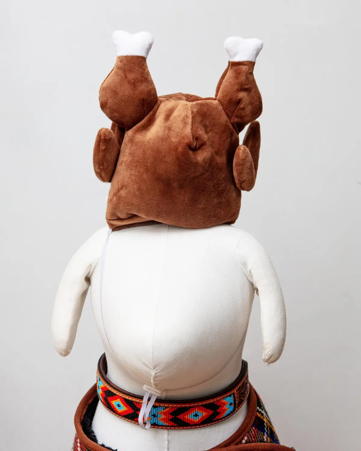 Turkey Trot Crinkly Dog Hat Toy 1