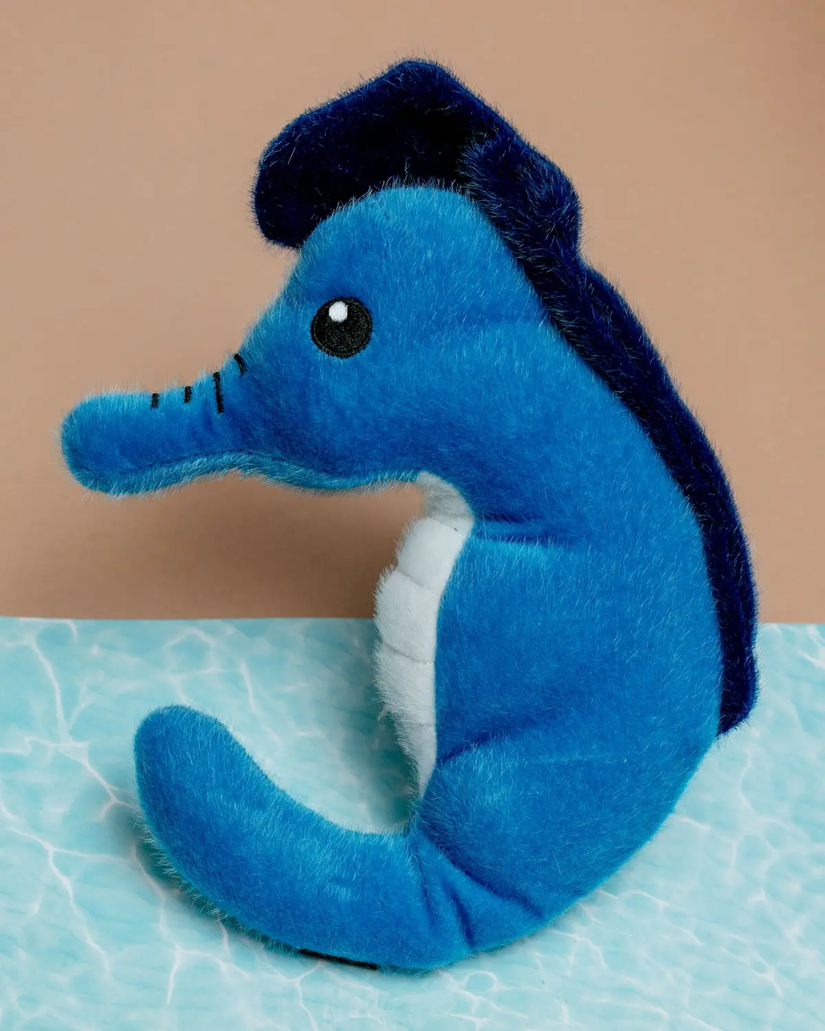 Fuzzy Seahorse Squeaky Dog Toy << Final Sale >> 1