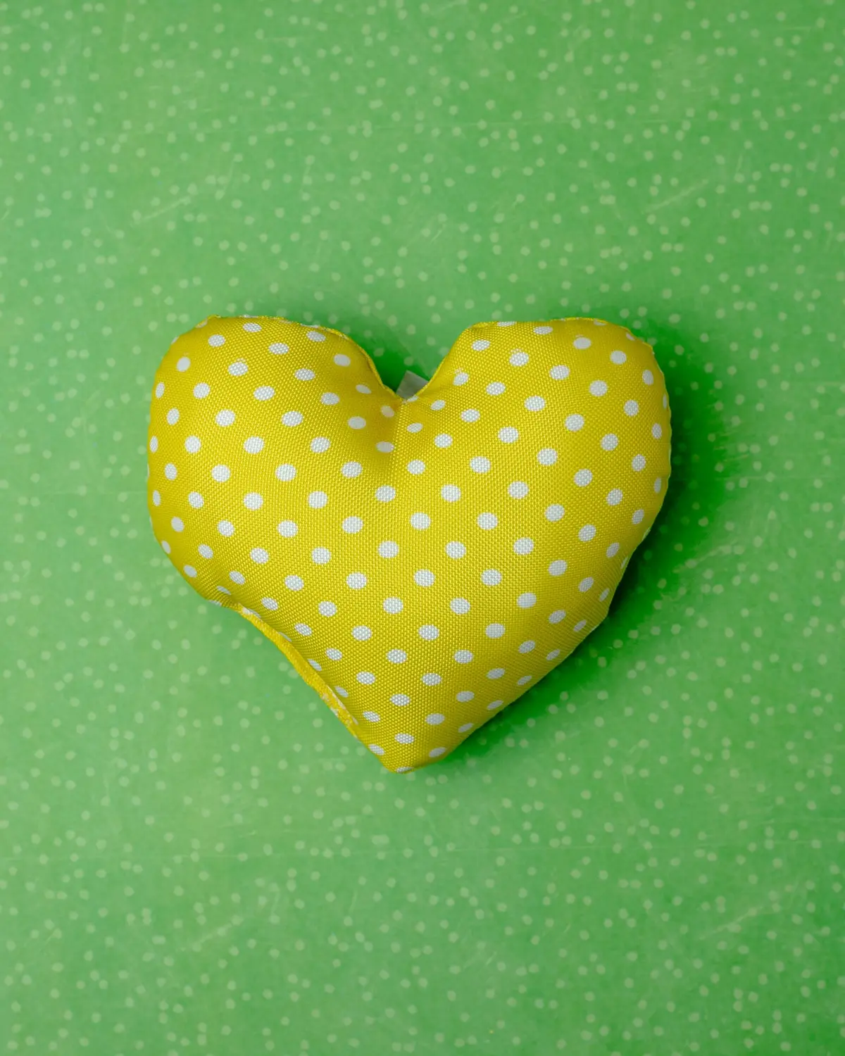 Dear & Dotty Heart-Shaped Dog Toys In Peach, Sunshine, Or Lilac (Made In The Usa) > 3