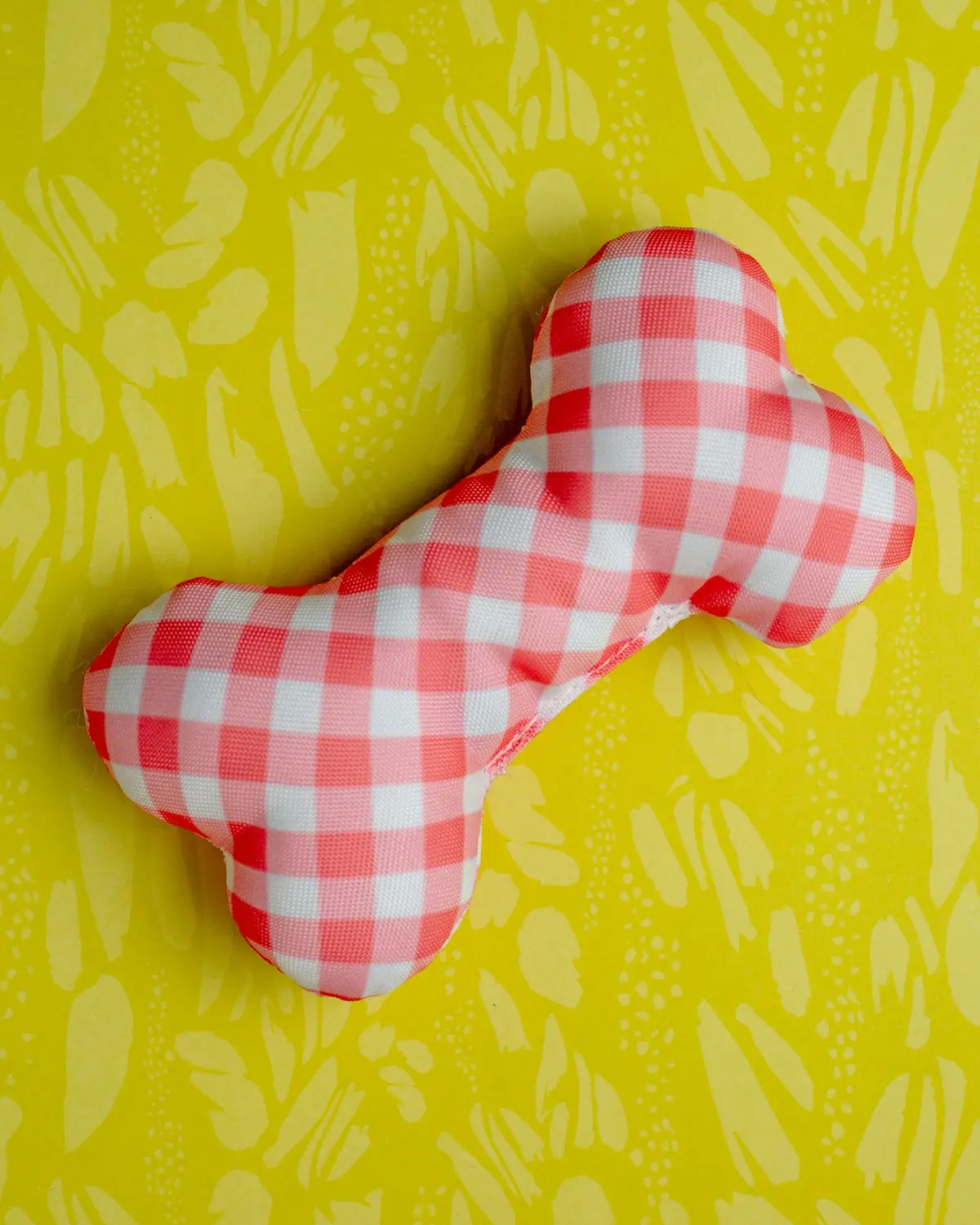 Just Peachy Squeaky Dog Bone Toy (Made In The Usa) << Final Sale >> 1