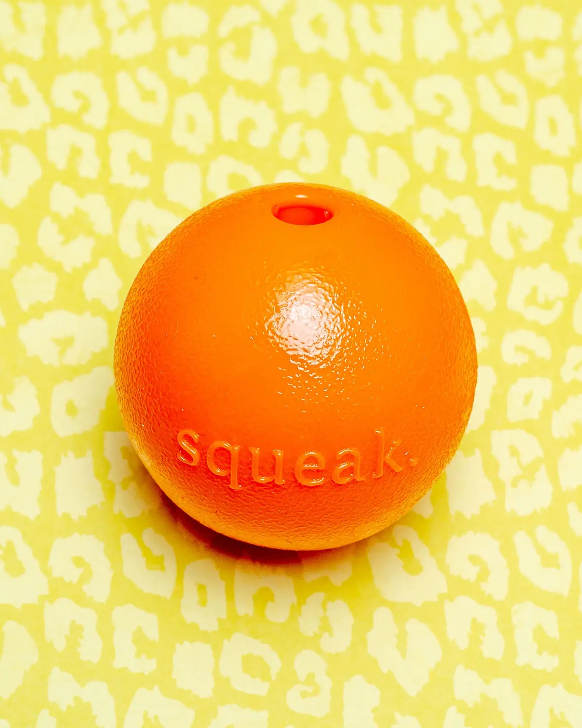Orange Orbee-Tuff Squeak Dog Ball (Made In The Usa) 1