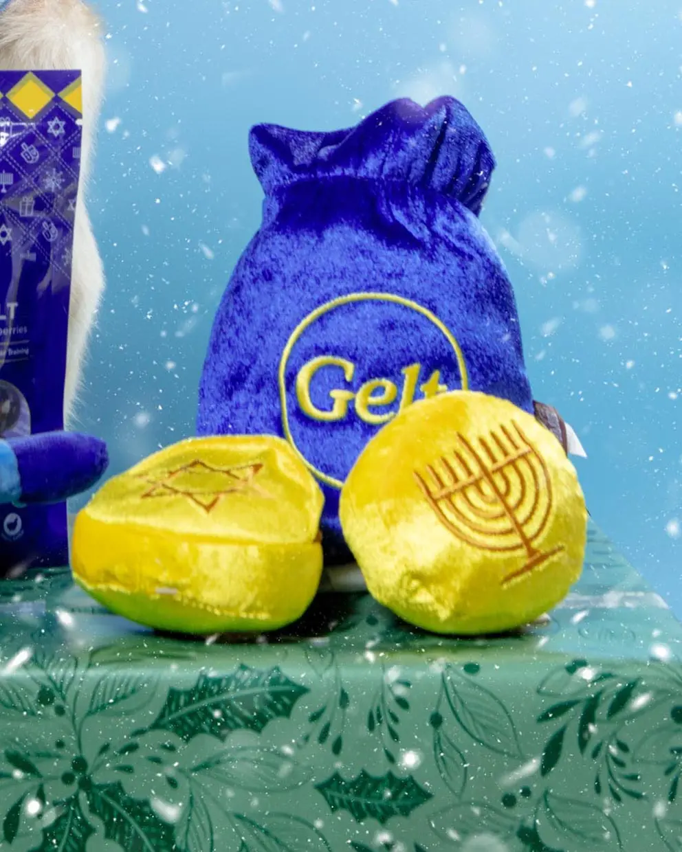 Paw-Nukkah Gelt Squeaky Dog Toy 1