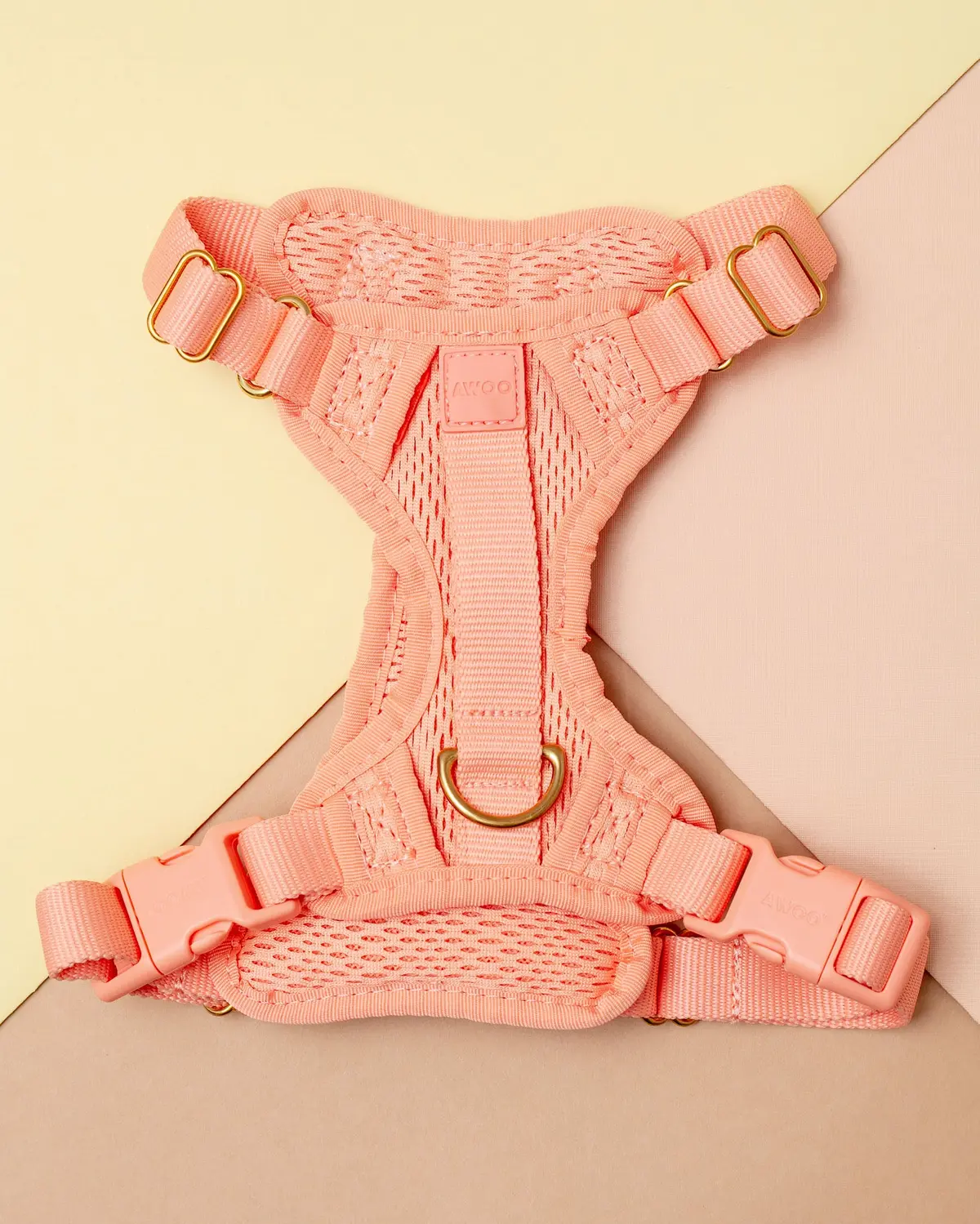 Huggie Dog Harness In Peach 1