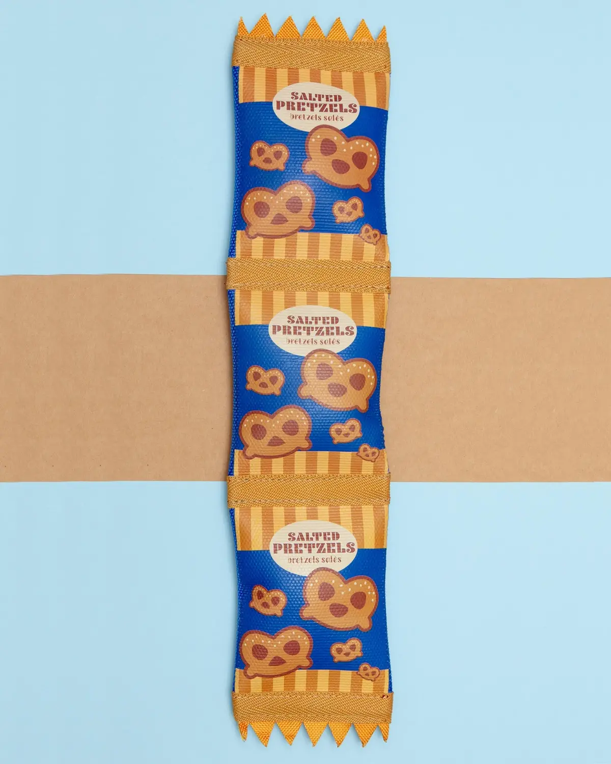 Super Firehose Pretzel Squeaky Dog Toy 1