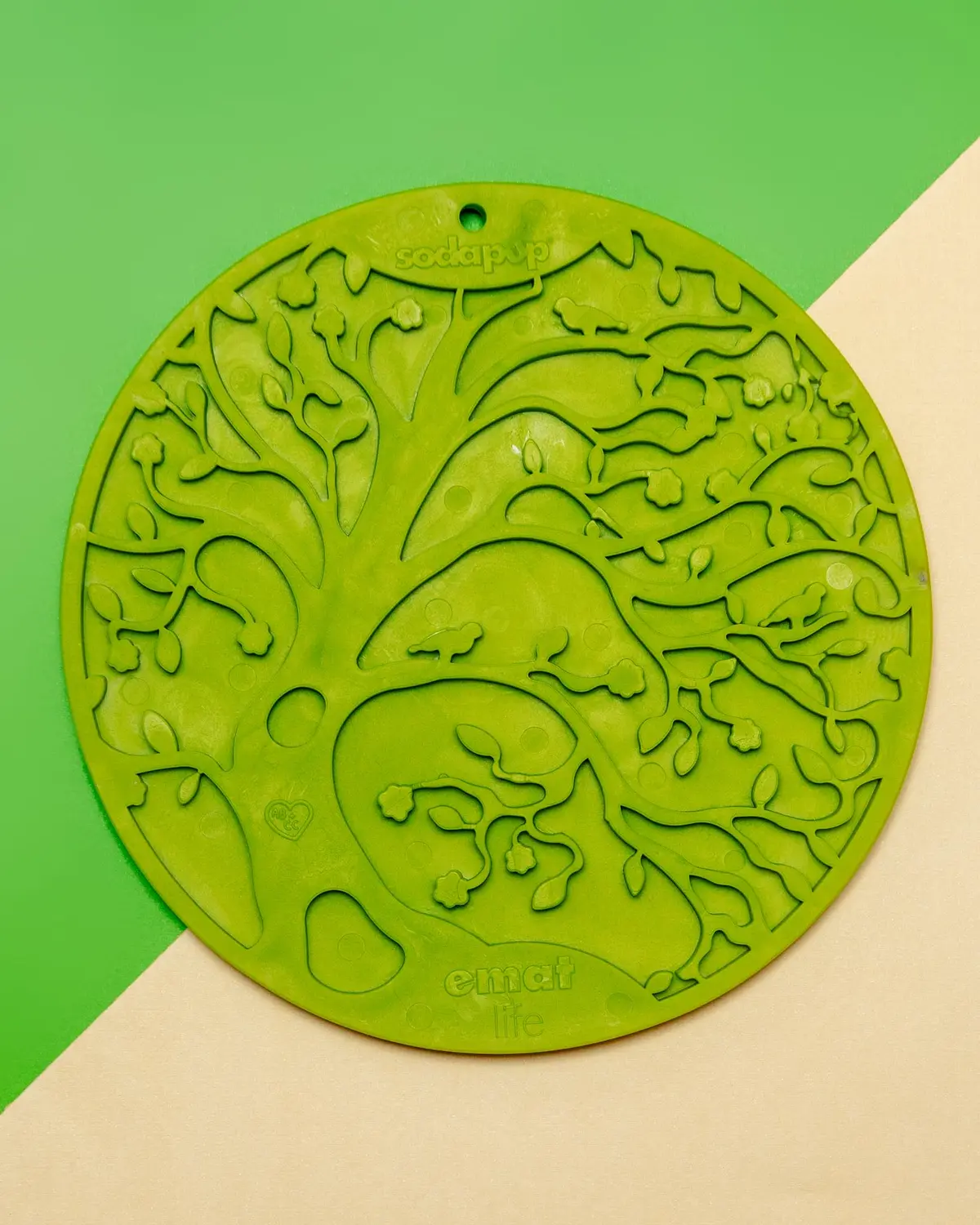Tree Of Life Enrichment Lick Mat With Suction Cups (Made In The Usa) 1