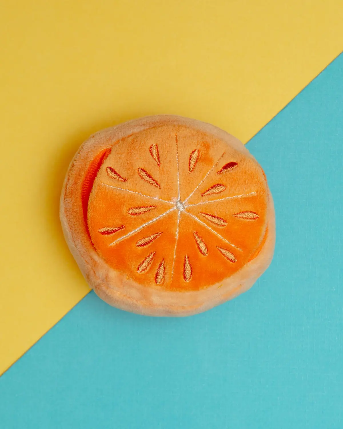 Half Orange Nosework Dog Toy 1