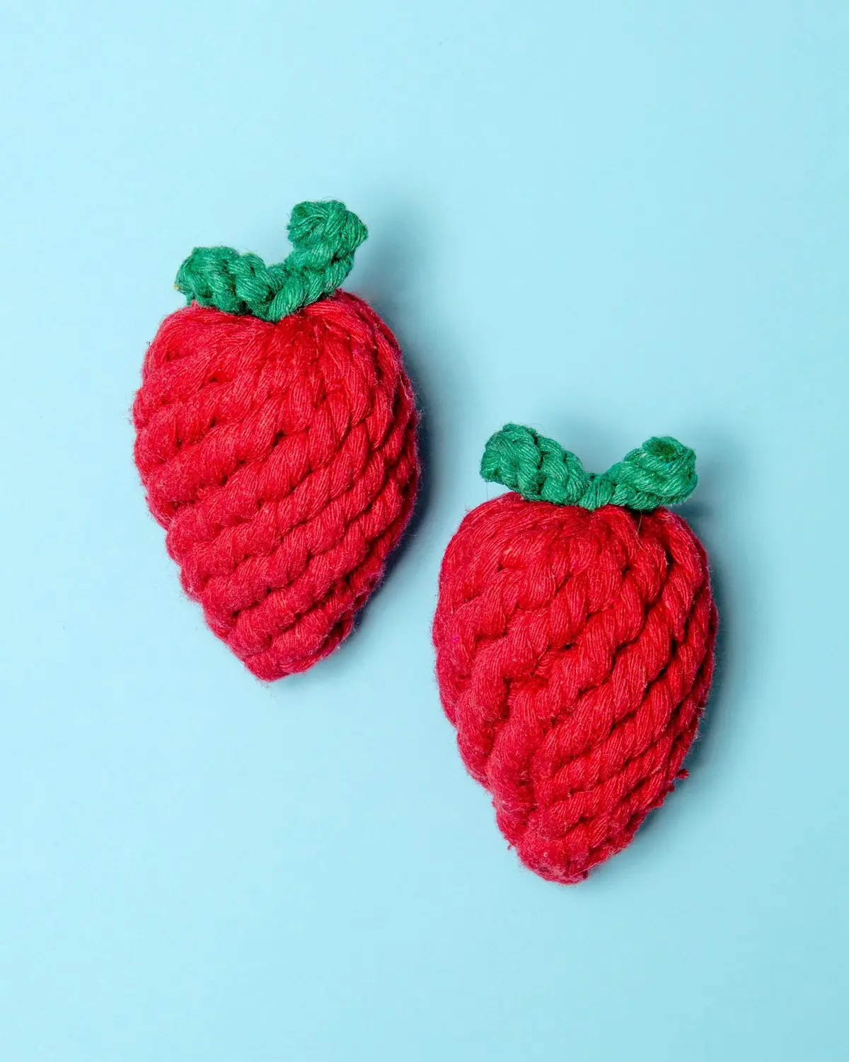 Eco-Friendly Strawberry Rope Dog Toy (Final Sale) 1