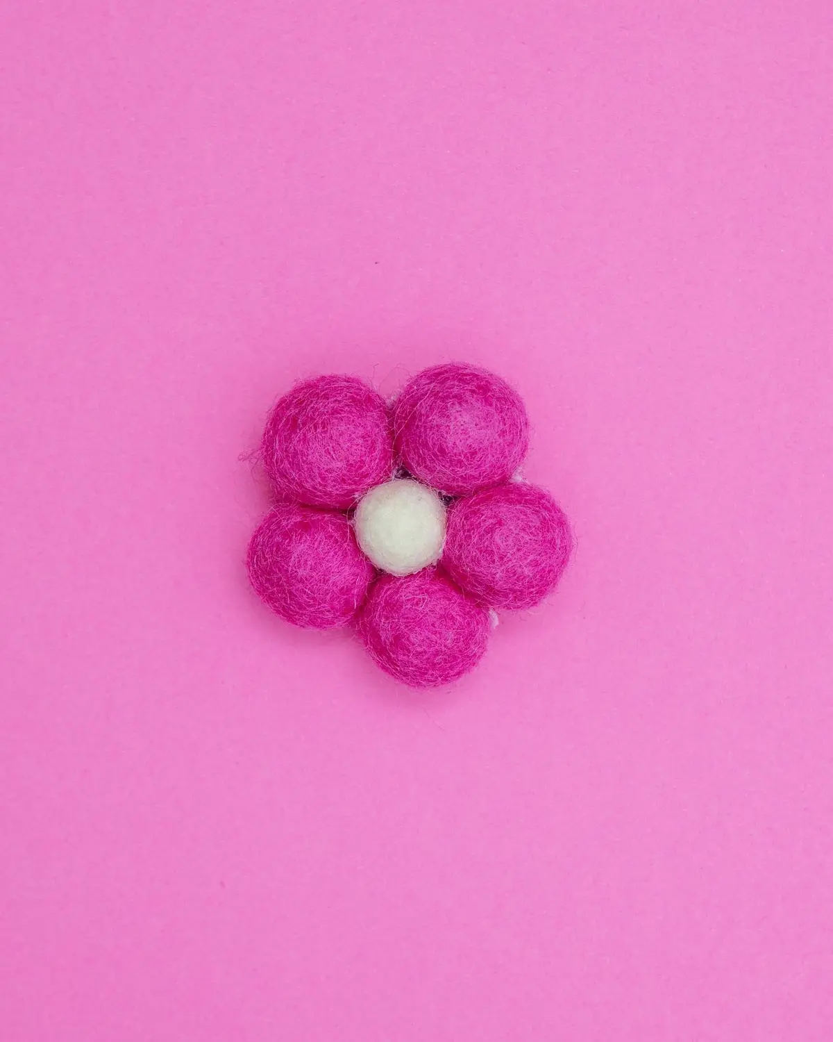 Bubble Dog Collar Flower In Pink (Made In The Usa) 1
