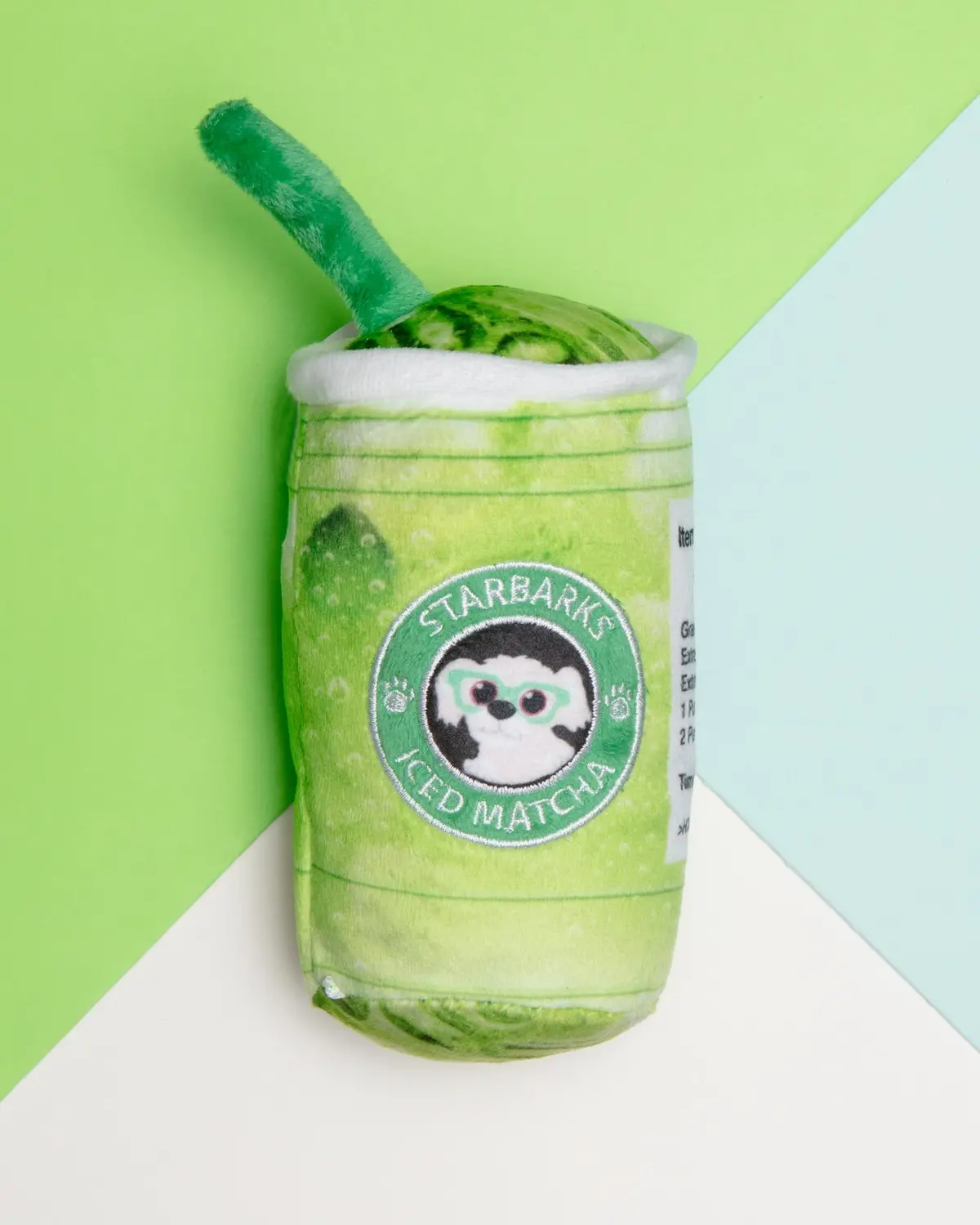 Starbarks Iced Matcha Squeaky Plush Dog Toy (Final Sale) 1