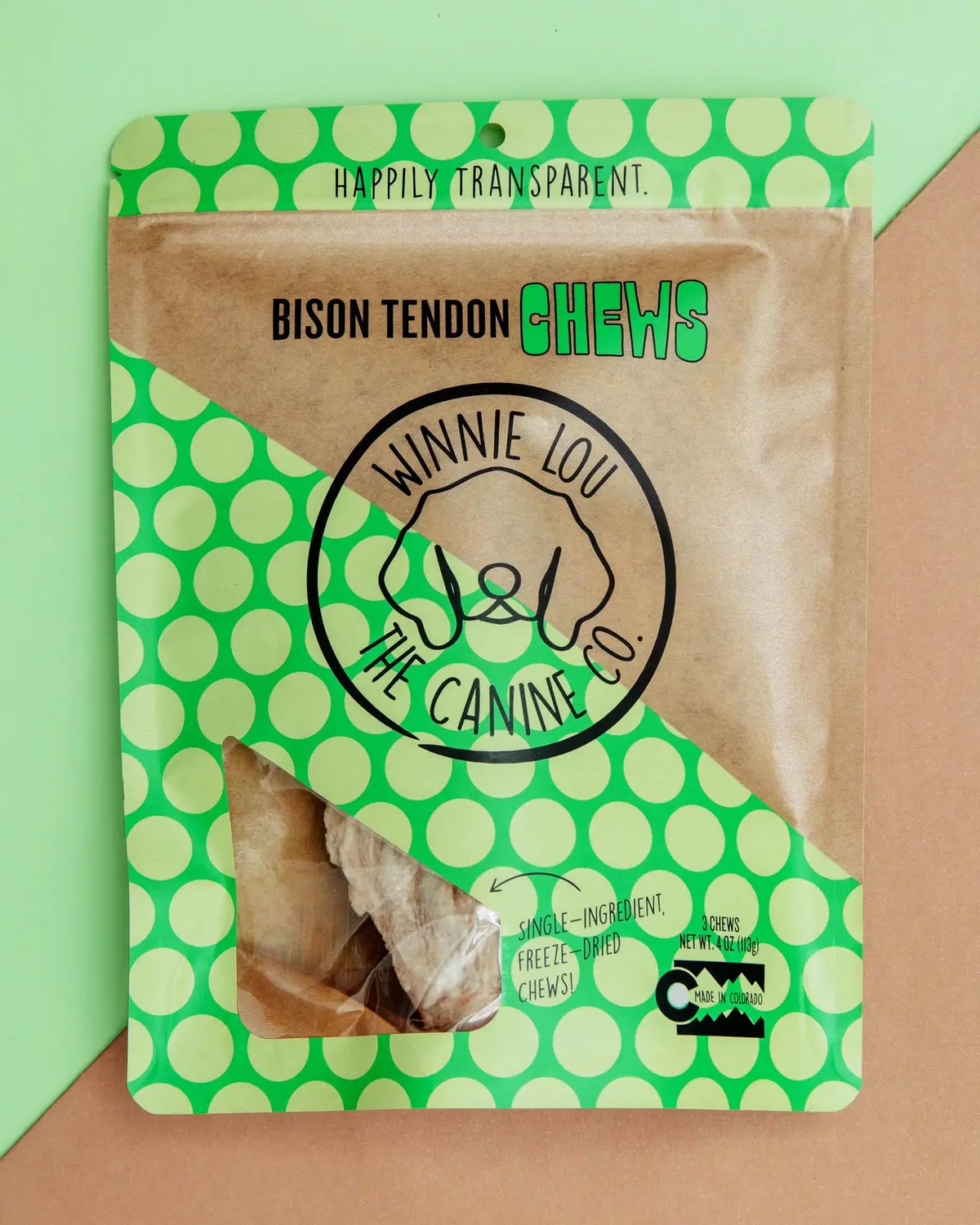 Bison Tendon Dog Chews 1