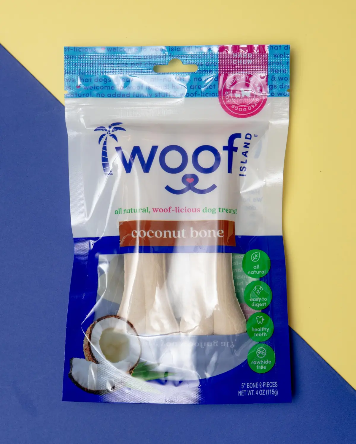 All Natural Coconut Dog Bone Treat (2-Pack) 1