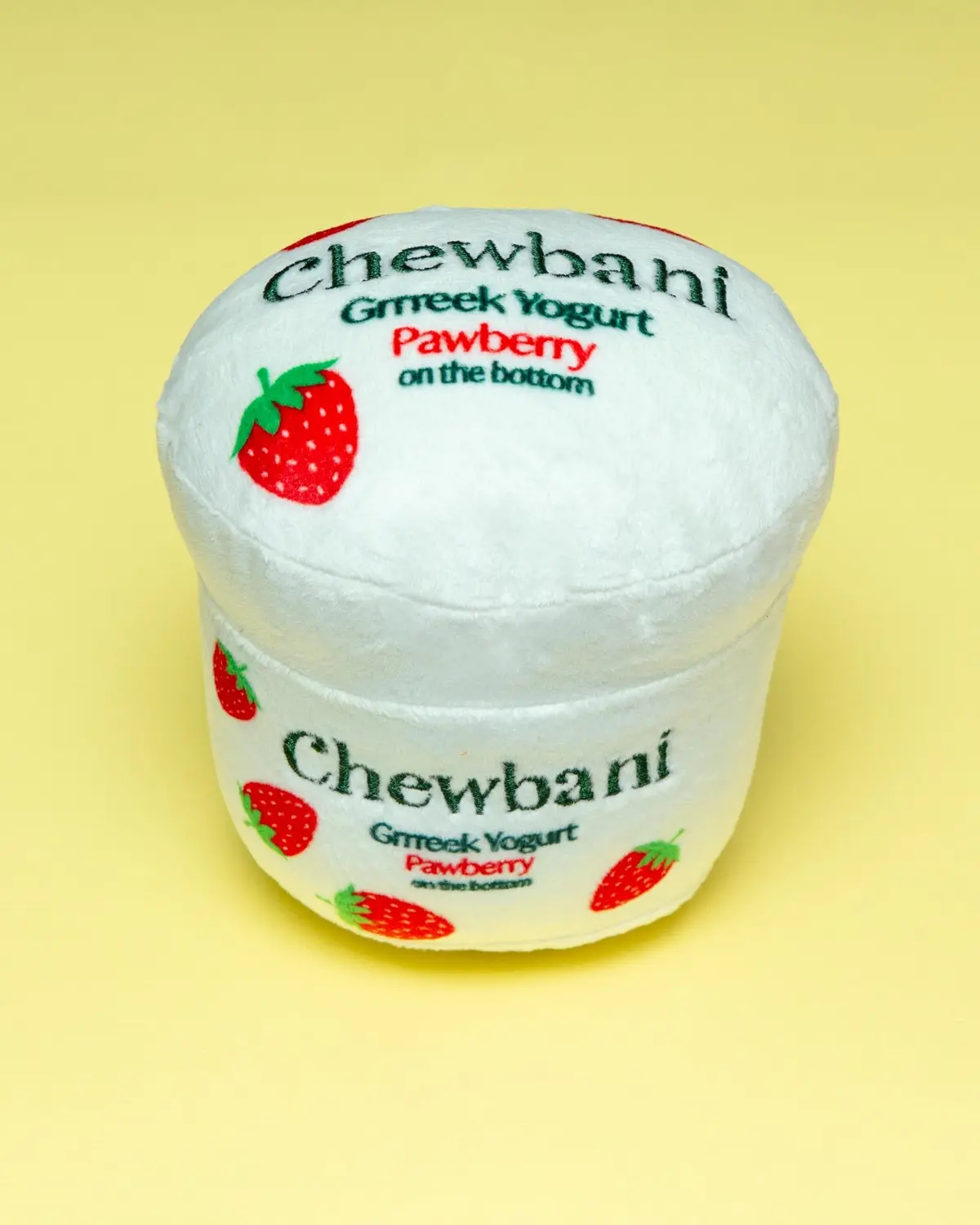 Chewbani Greek Yoghurt Plush Squeaky Dog Toy 1