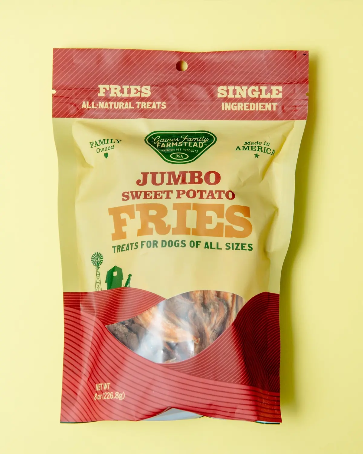 Jumbo Sweet Potato Fries Dog Treats 1