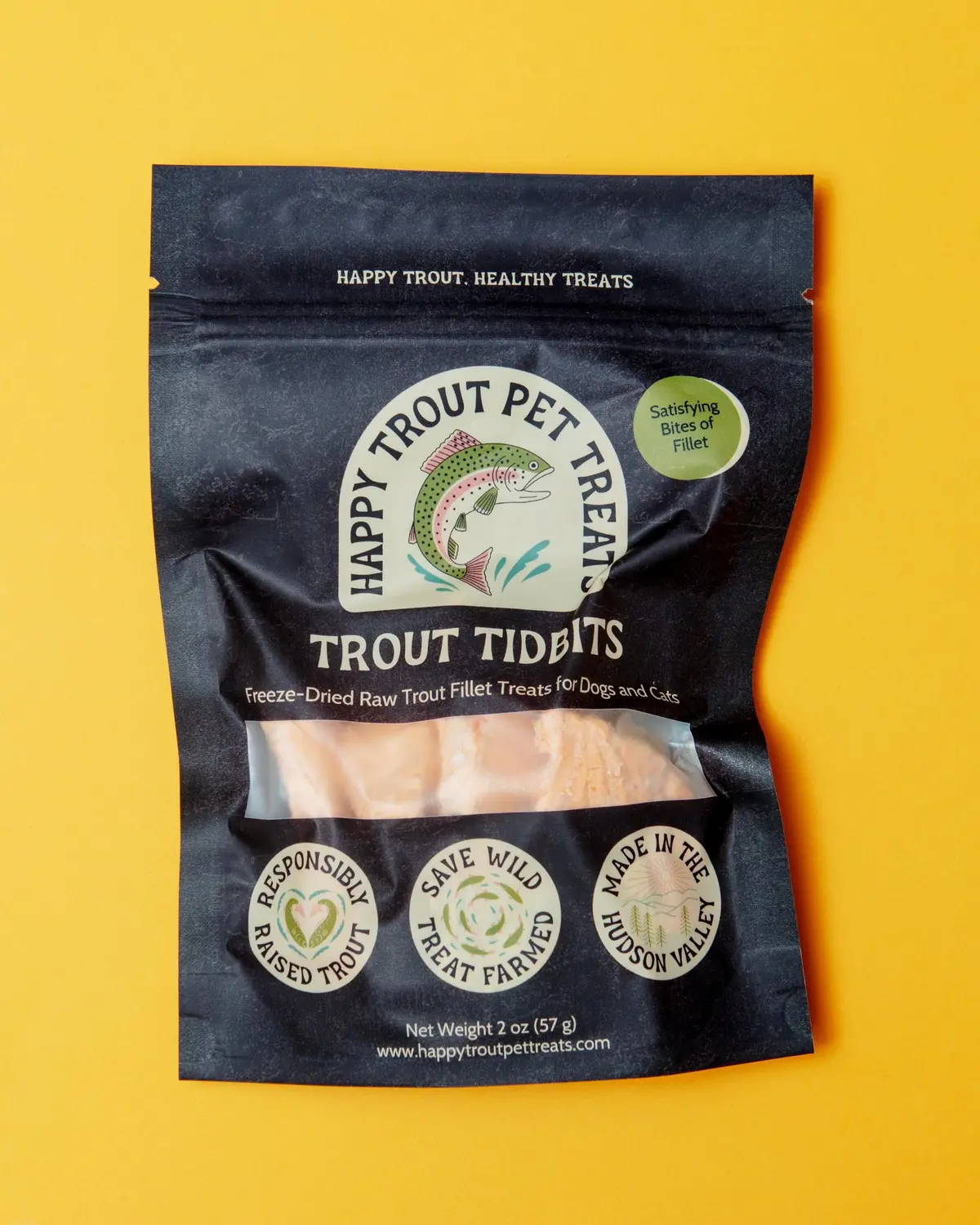 Trout Tidbits Dog Treats 1