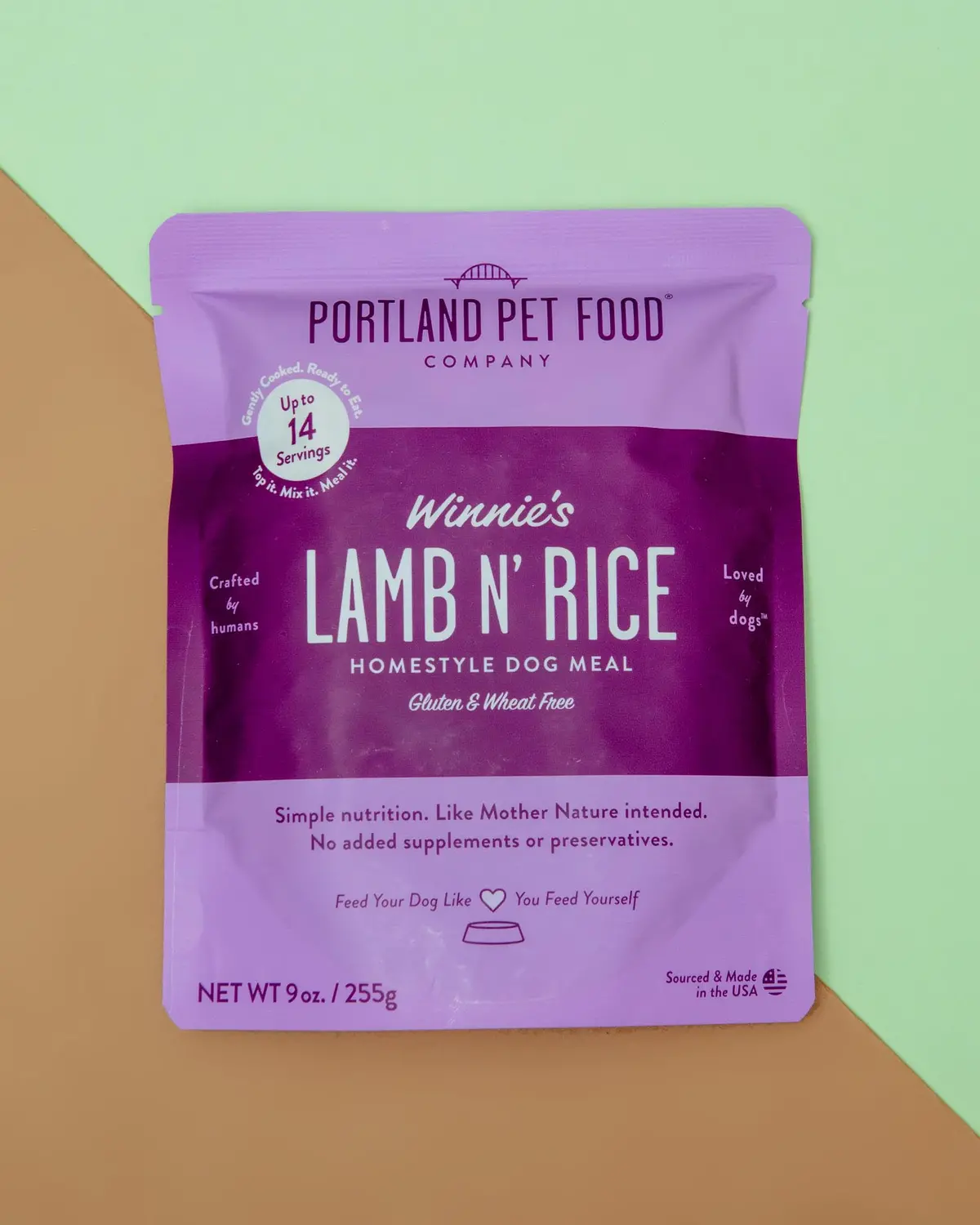 Winnie's Lamb N' Rice Meal Pouch For Dogs (Made In The Usa) 1
