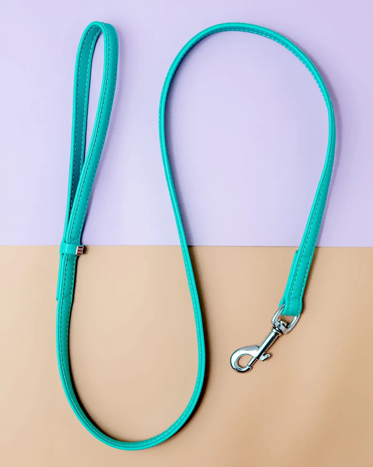 Spearmint Leather Dog Leash << Clearance >> 1