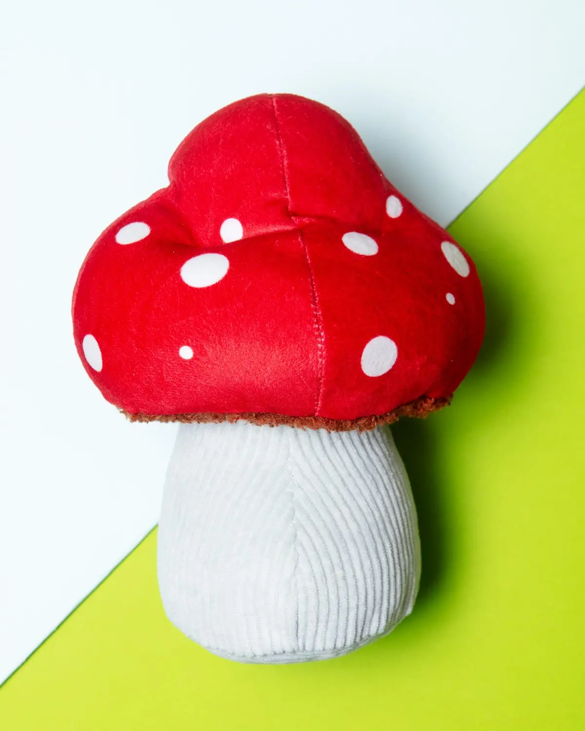 Mutt's Mushroom Squeaky Dog Toy 1