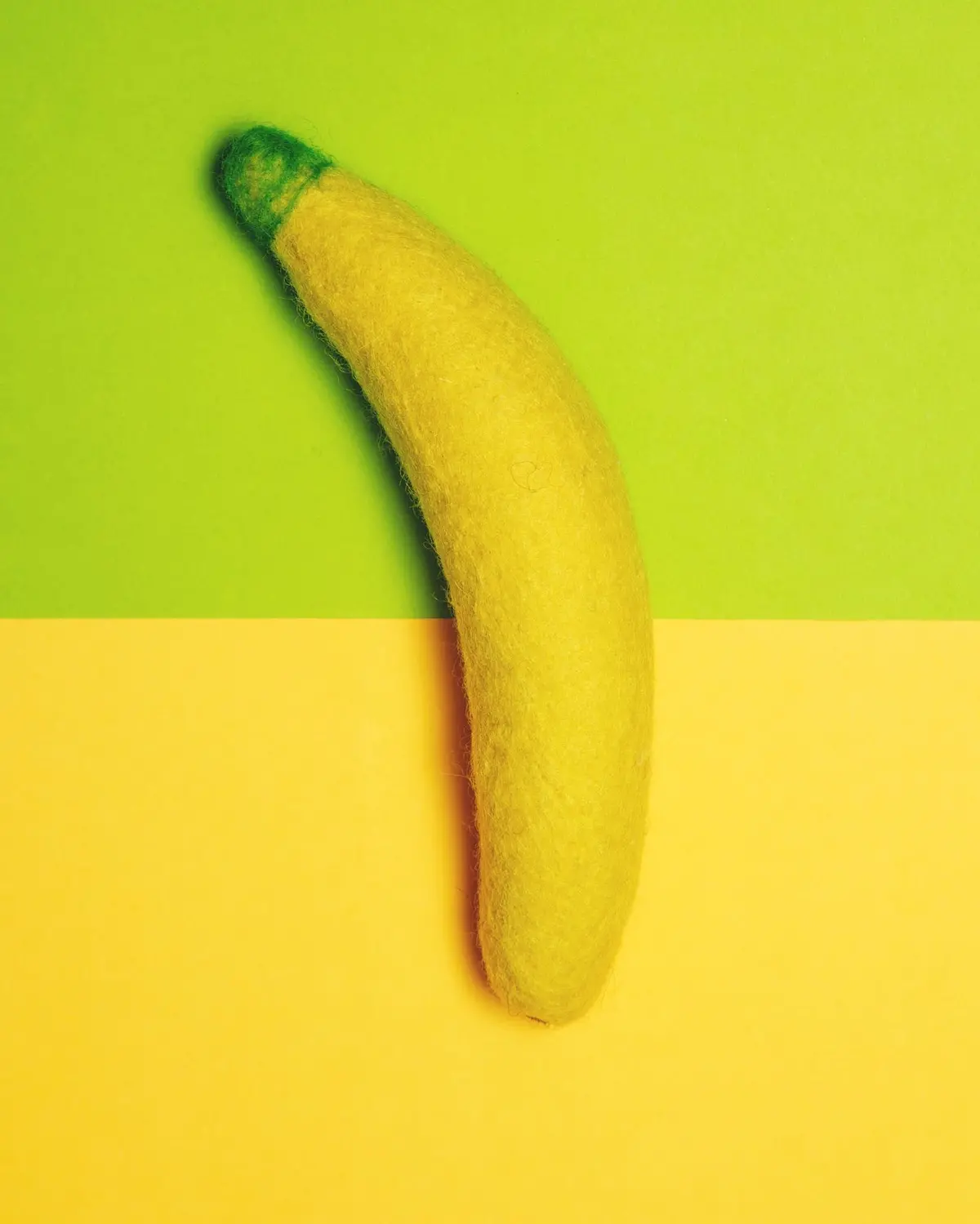 Boiled Wool Banana Dog Toy (Final Sale) 1