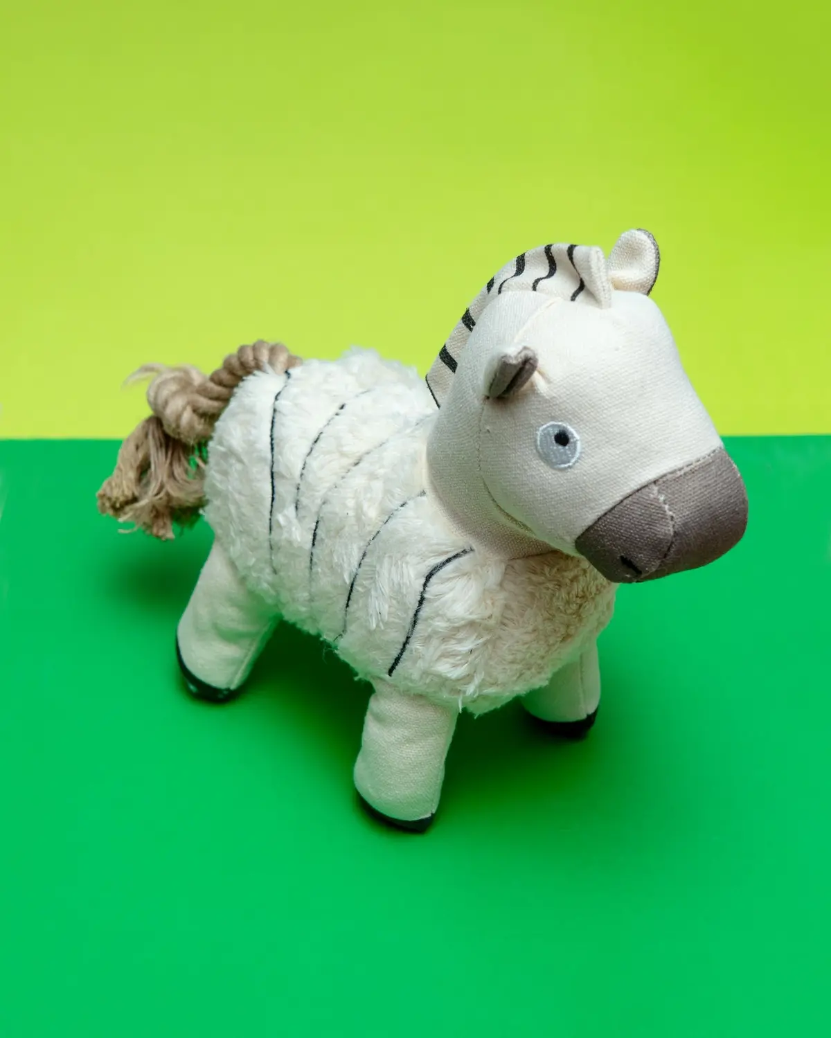 Earned My Stripes Canvas Squeaky Dog Toy 1