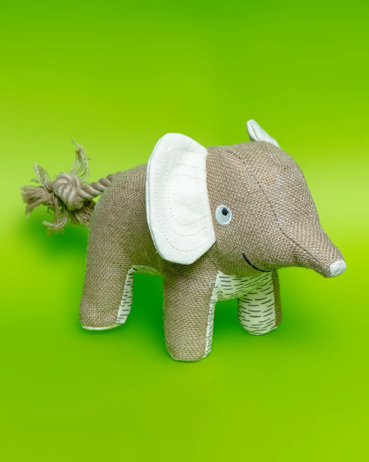 It's In The Trunk Canvas Elephant Dog Toy 1