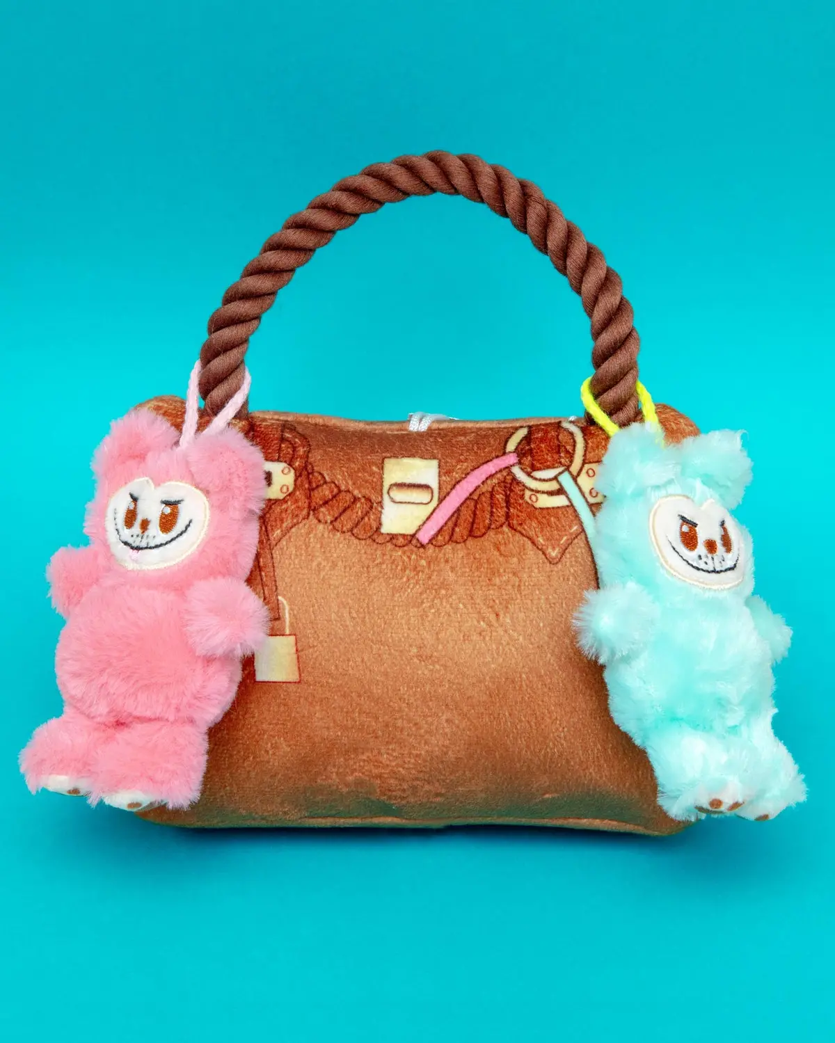 Labowwow Handbag Squeaky Plush Dog Toy 1