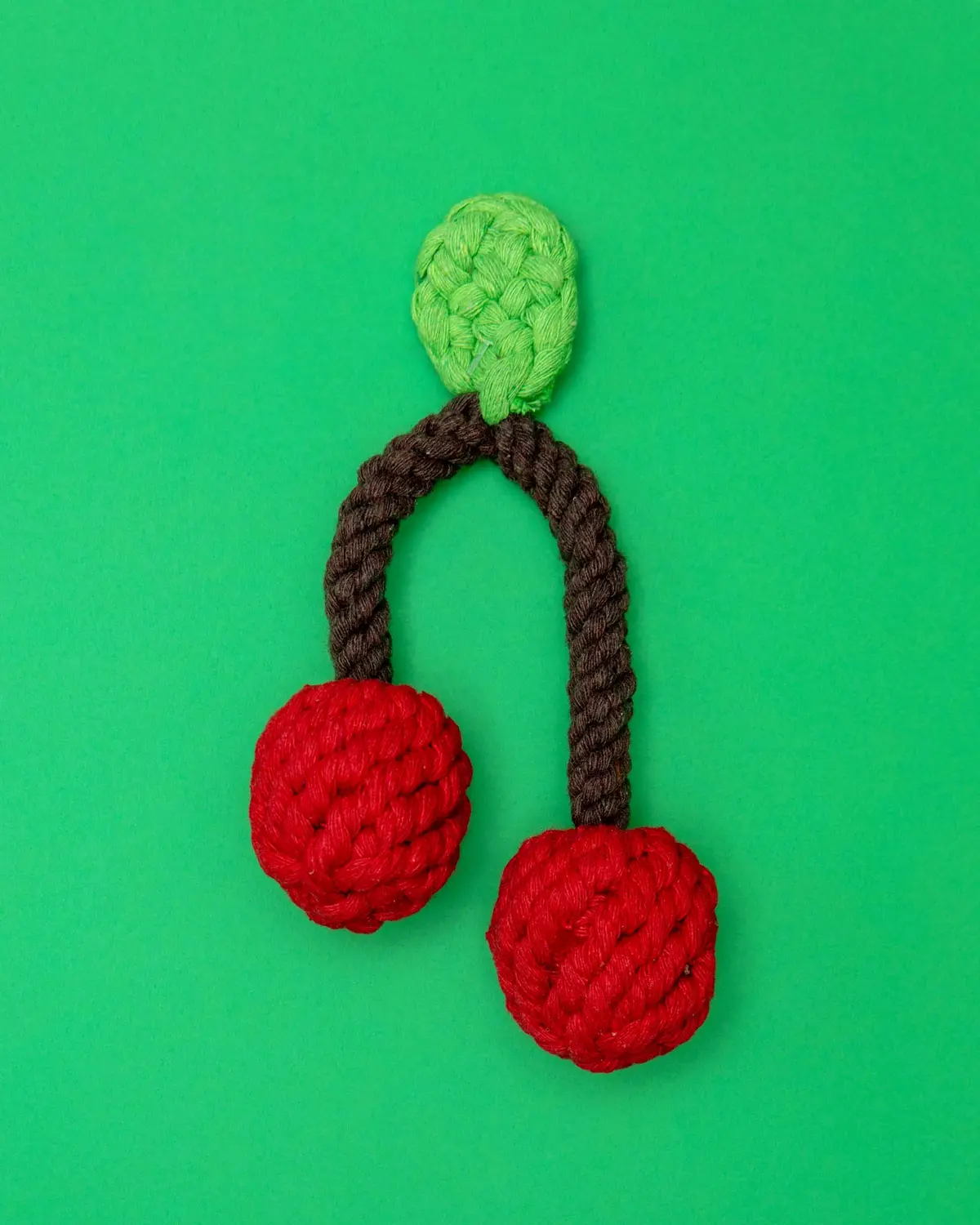 Eco-Friendly Cherries Rope Dog Toy 1