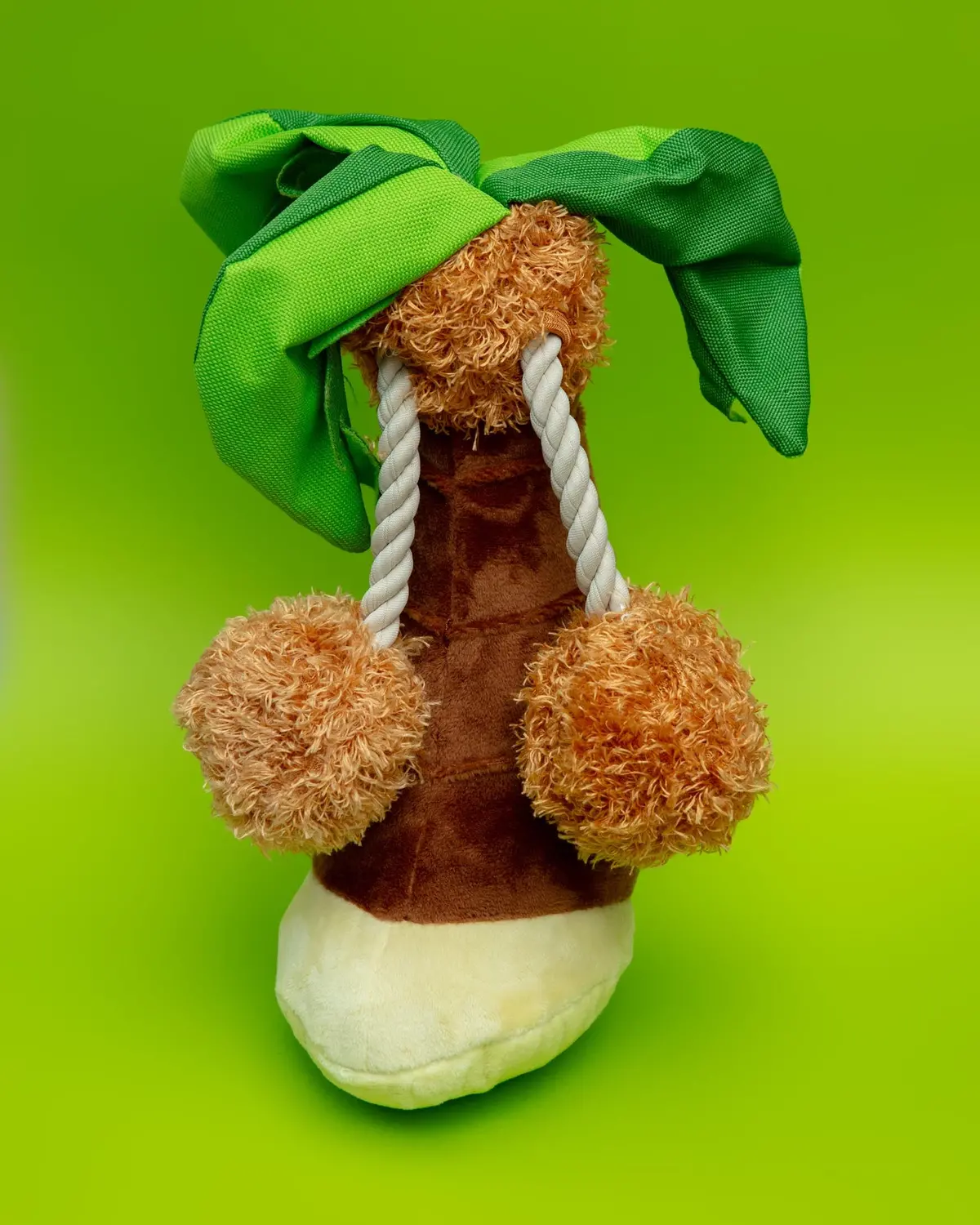 Tropical Paradise Palm Tree Plush Dog Toy 1