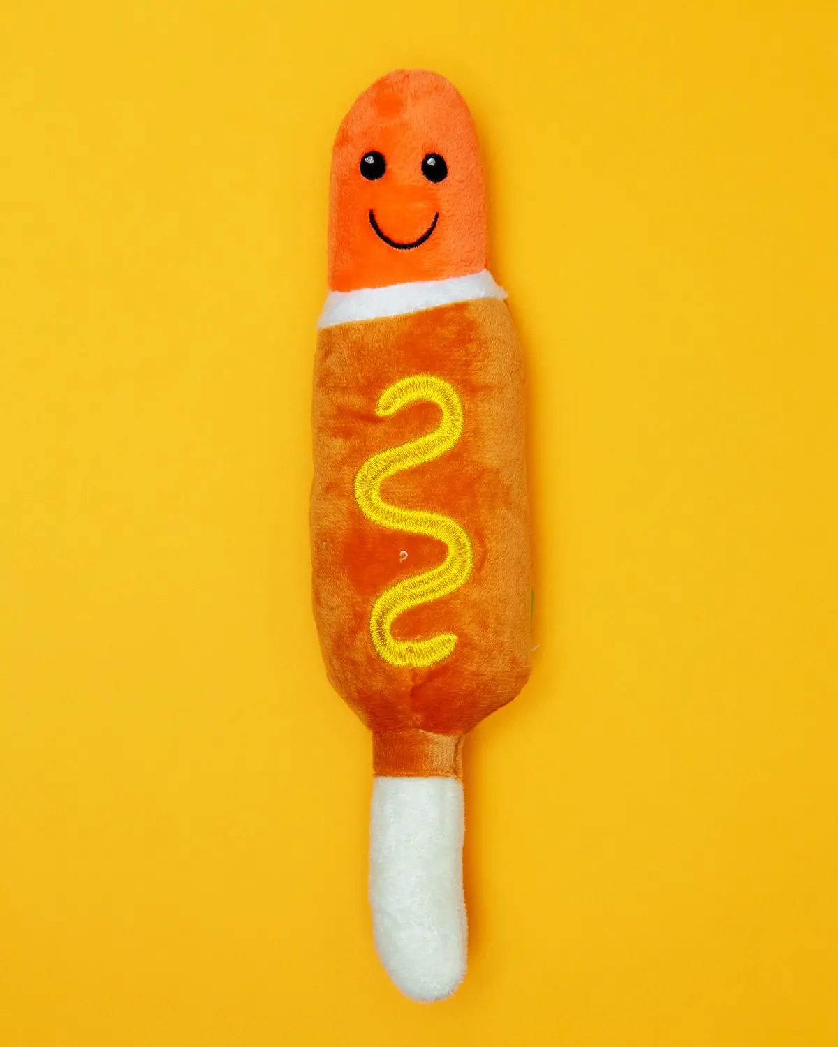 Chomp The Corndog Squeaky Plush Dog Toy 1