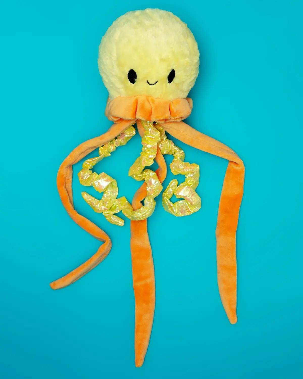 18" Solaris The Jellyfish With Squeaker Ball & Crinkle Dog Toy 1