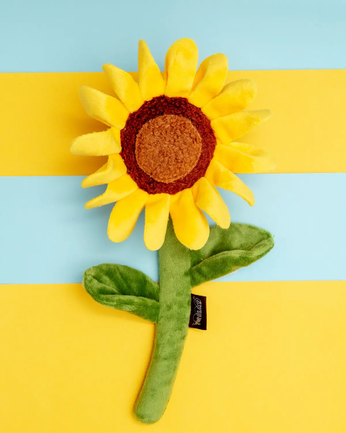 Sassy Sunflower Crinkly Squeaker Dog Toy 1
