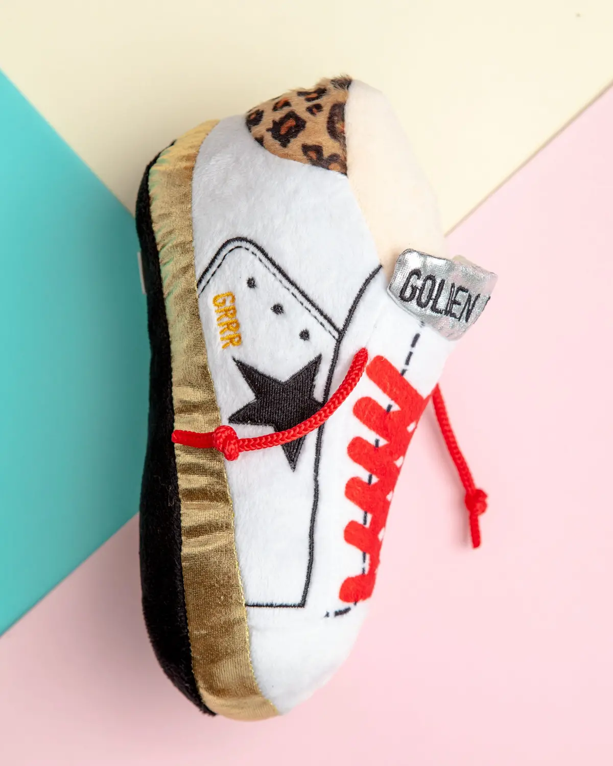 Golden Pooch Sneaker Plush Dog Toy 1