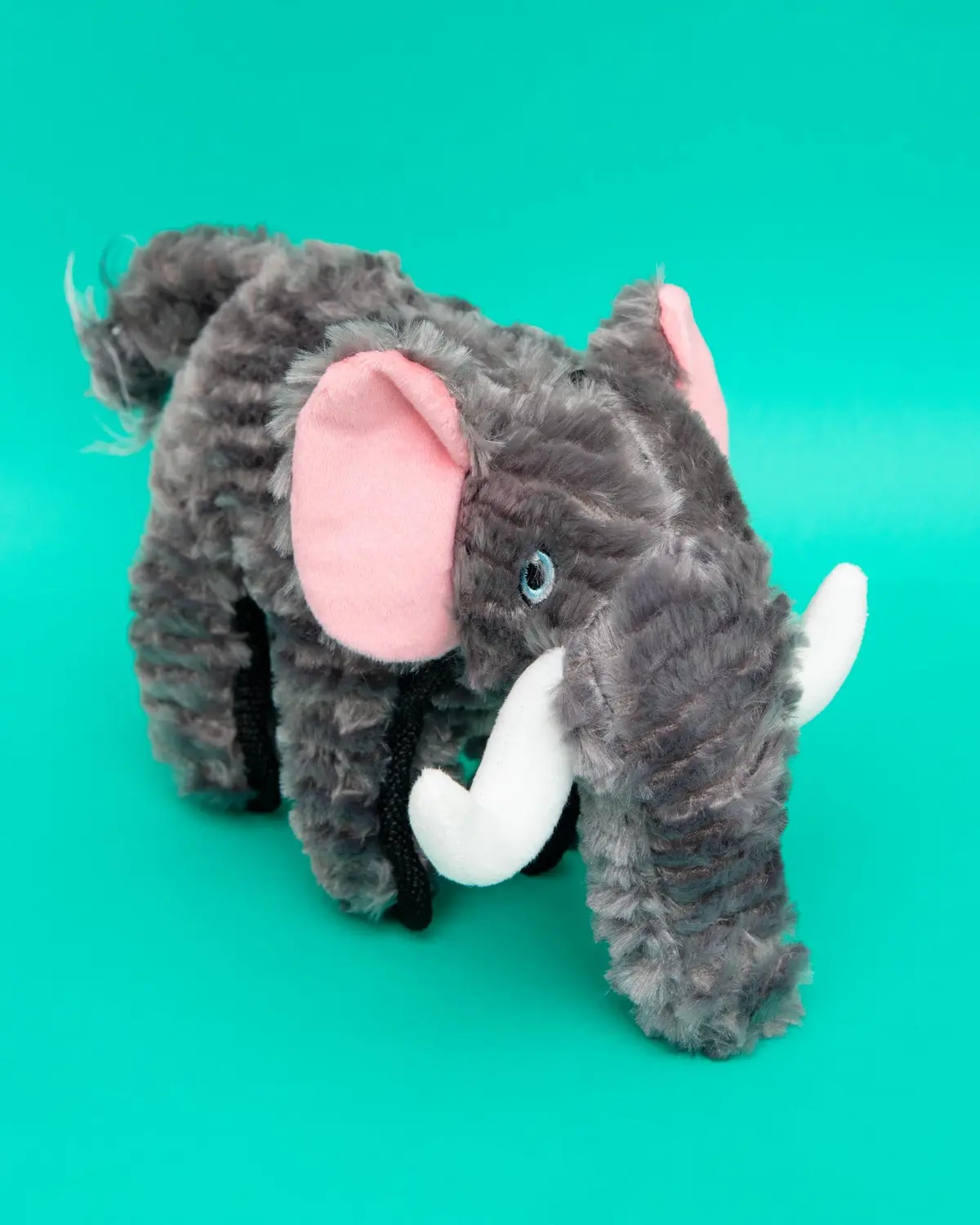 2-In-1 Elephant Plush + Mini Tennis Ball Dog Toy 1