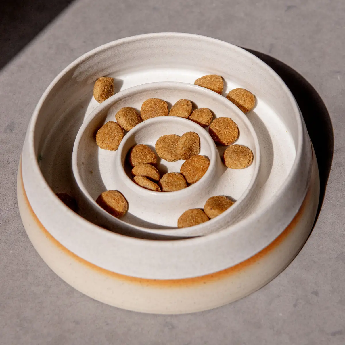 Bo Ceramic Slow Feeder Dog Bowl 1