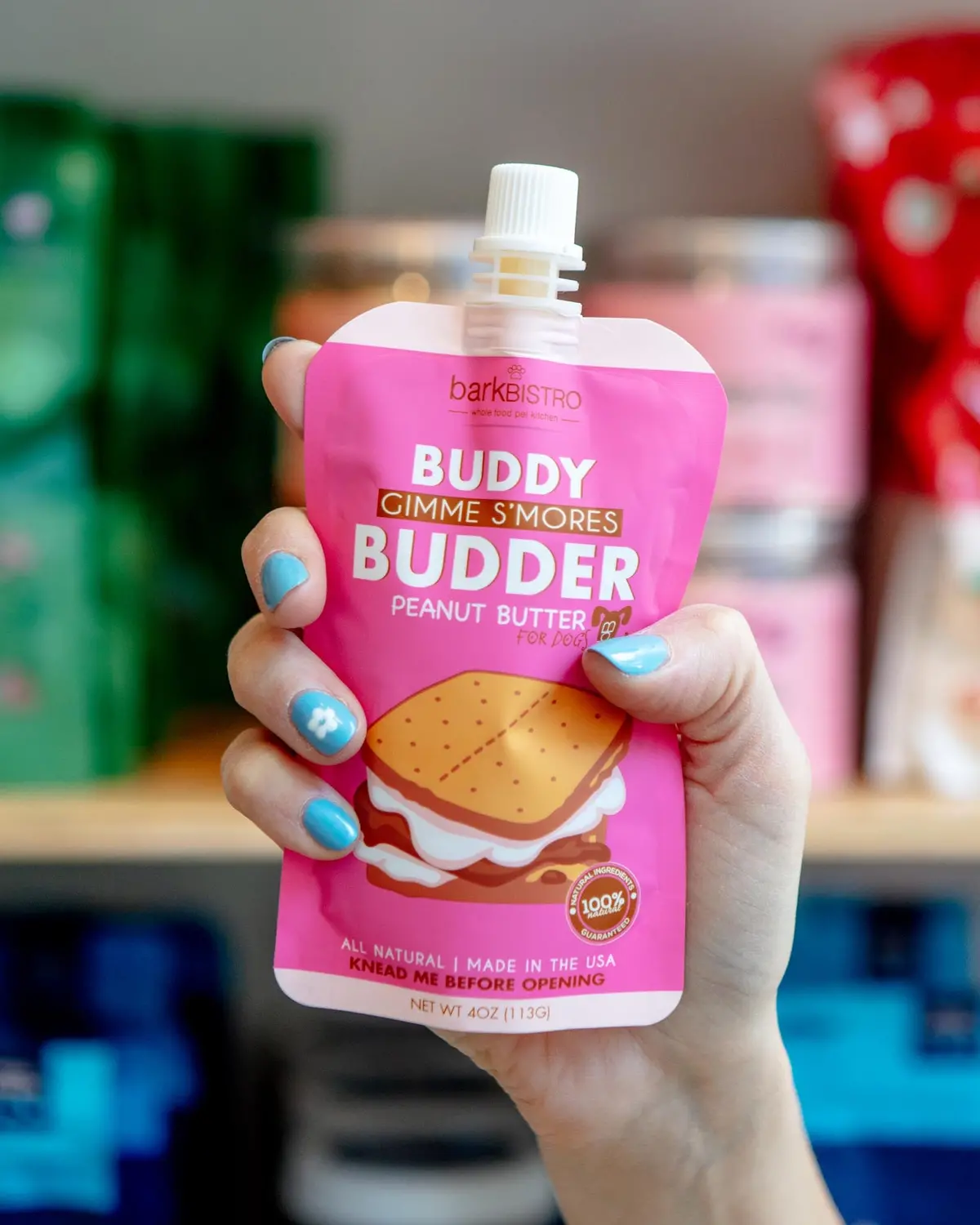 Buddy Budder Peanut Butter Squeeze Pack For Dogs (Made In The Usa) 5