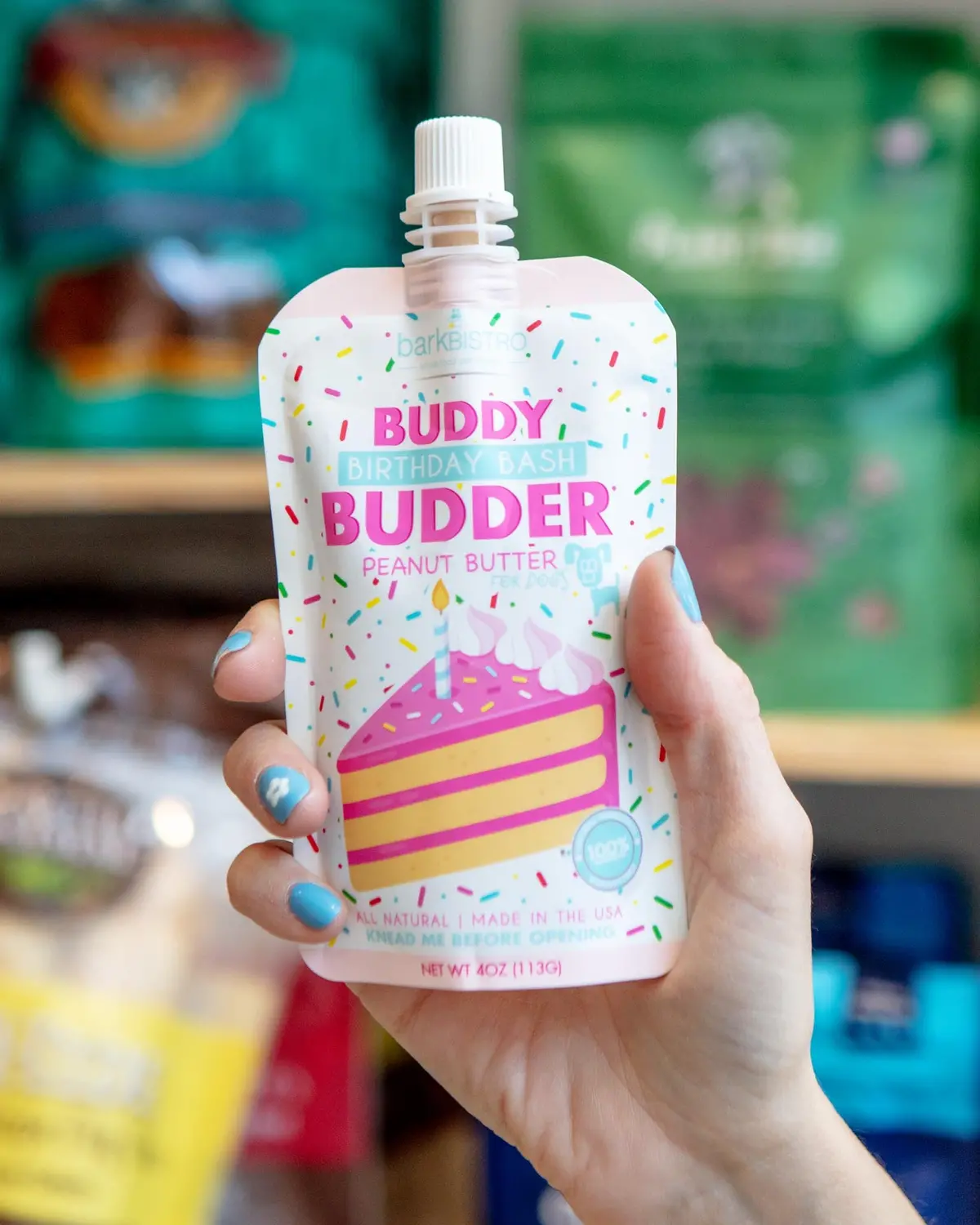 Birthday Bash Peanut Butter Squeeze Pack For Dogs (Made In The Usa) 1