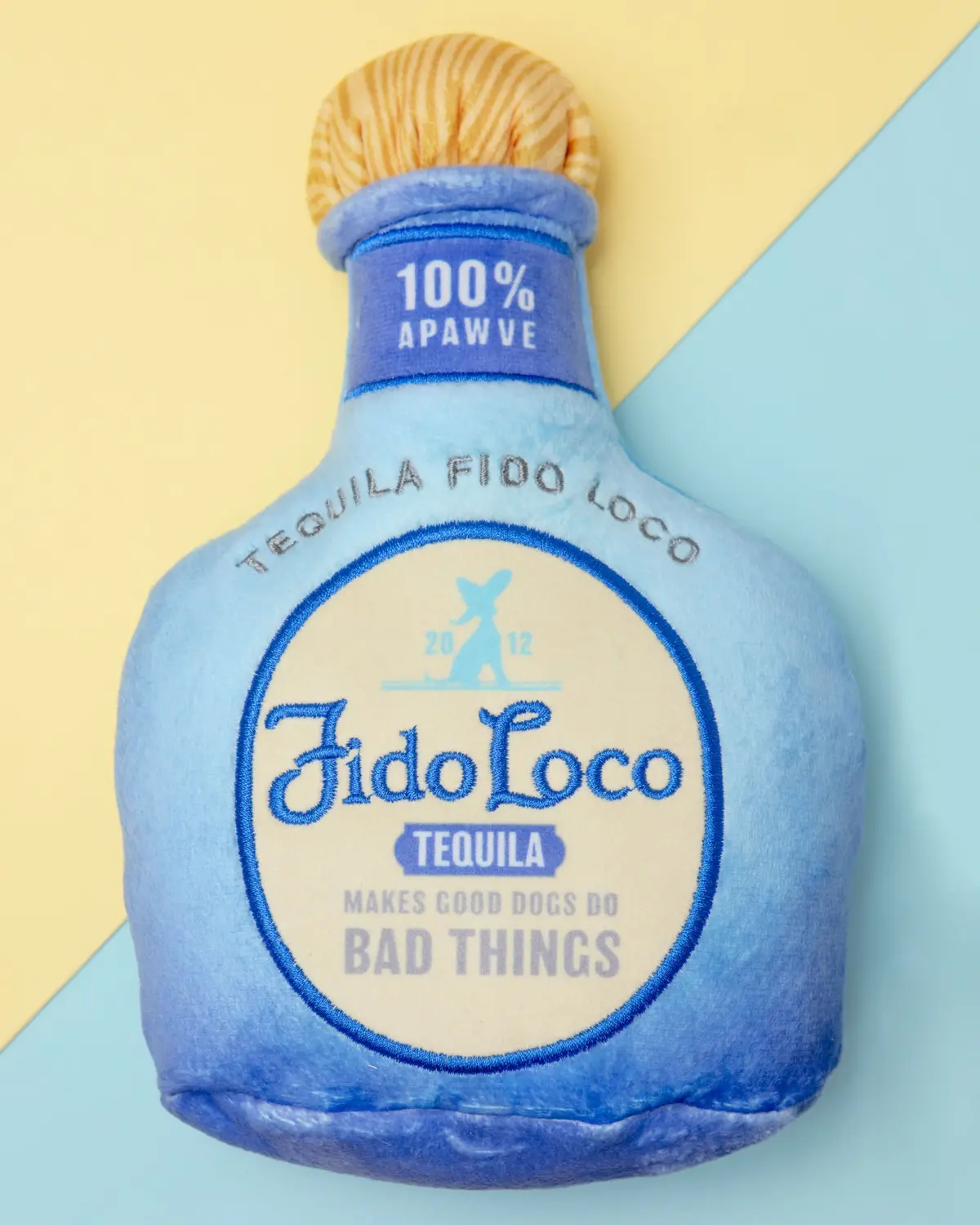 Fido Loco Tequila Squeaky Plush Dog Toy 1