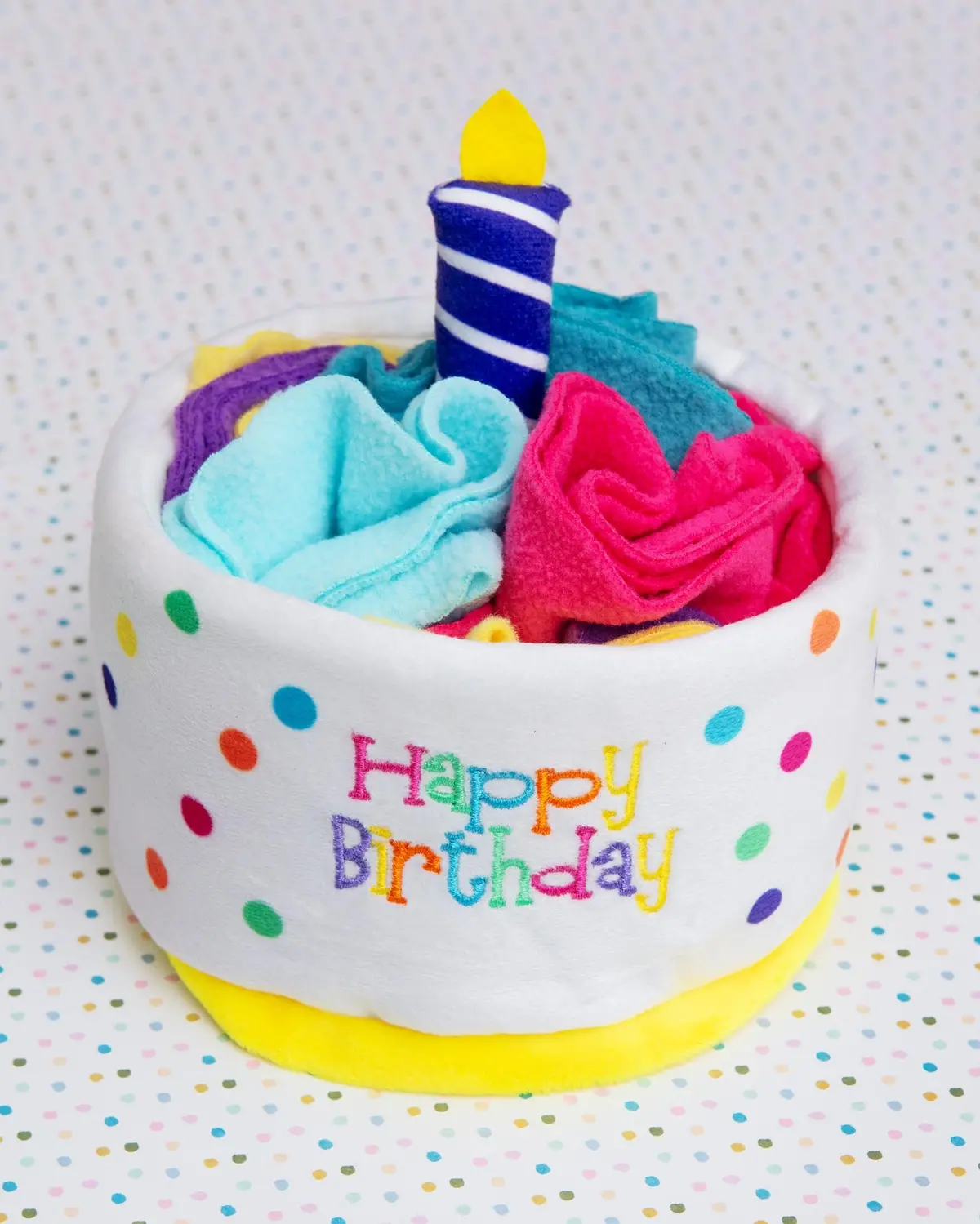 Birthday Cake Snuffle Dog Toy 1