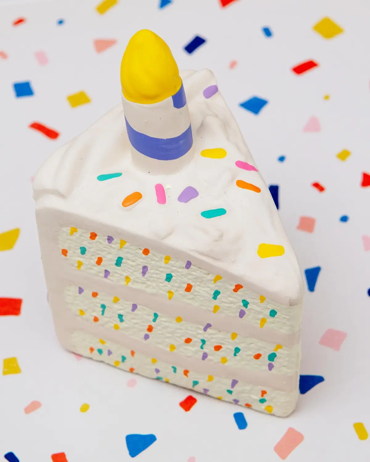 Yappy Birthday! Latex Cake Dog Squeaky Toy 1