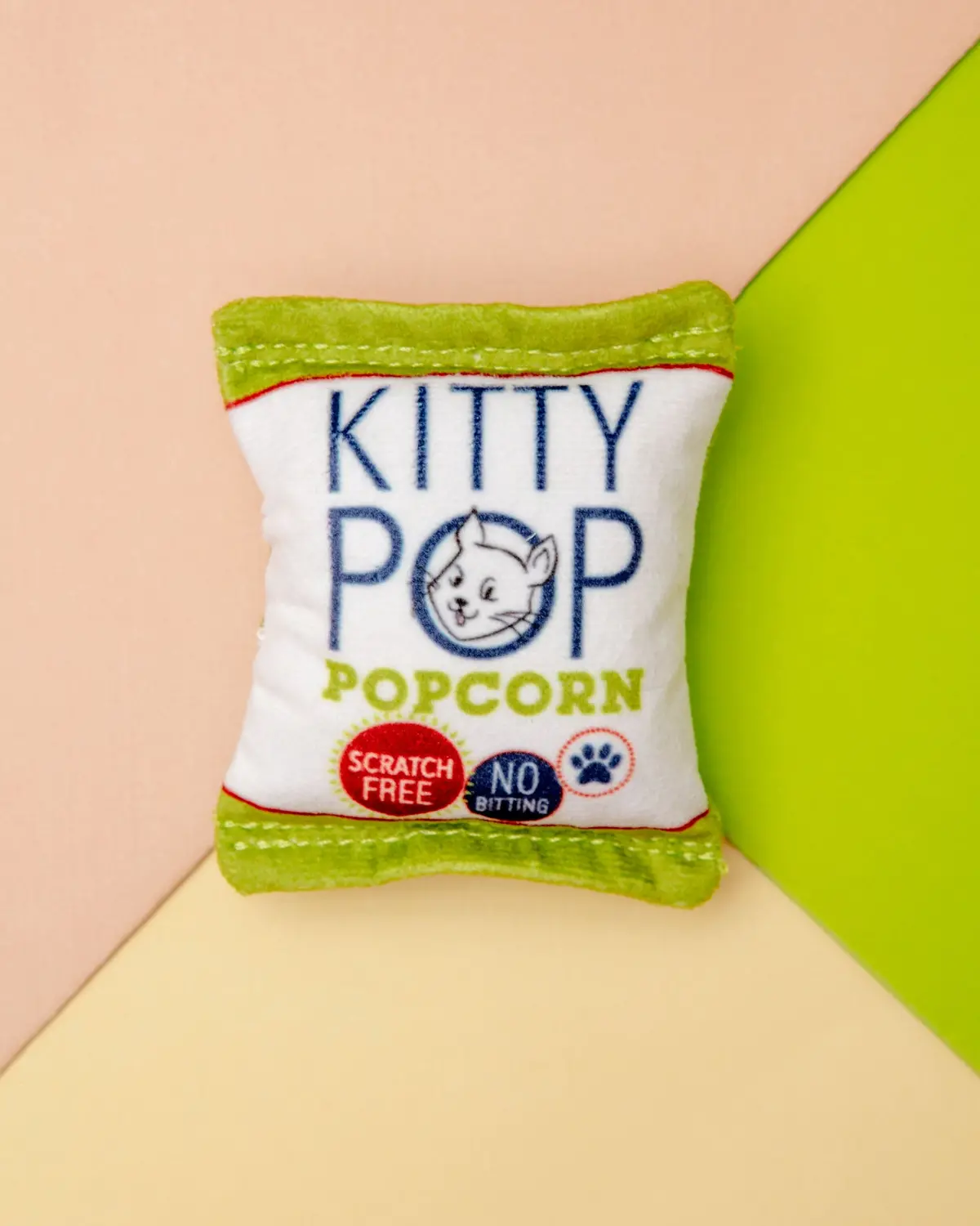 Kitty Pop Crinkle Plush Cat Toy W/ Catnip 1