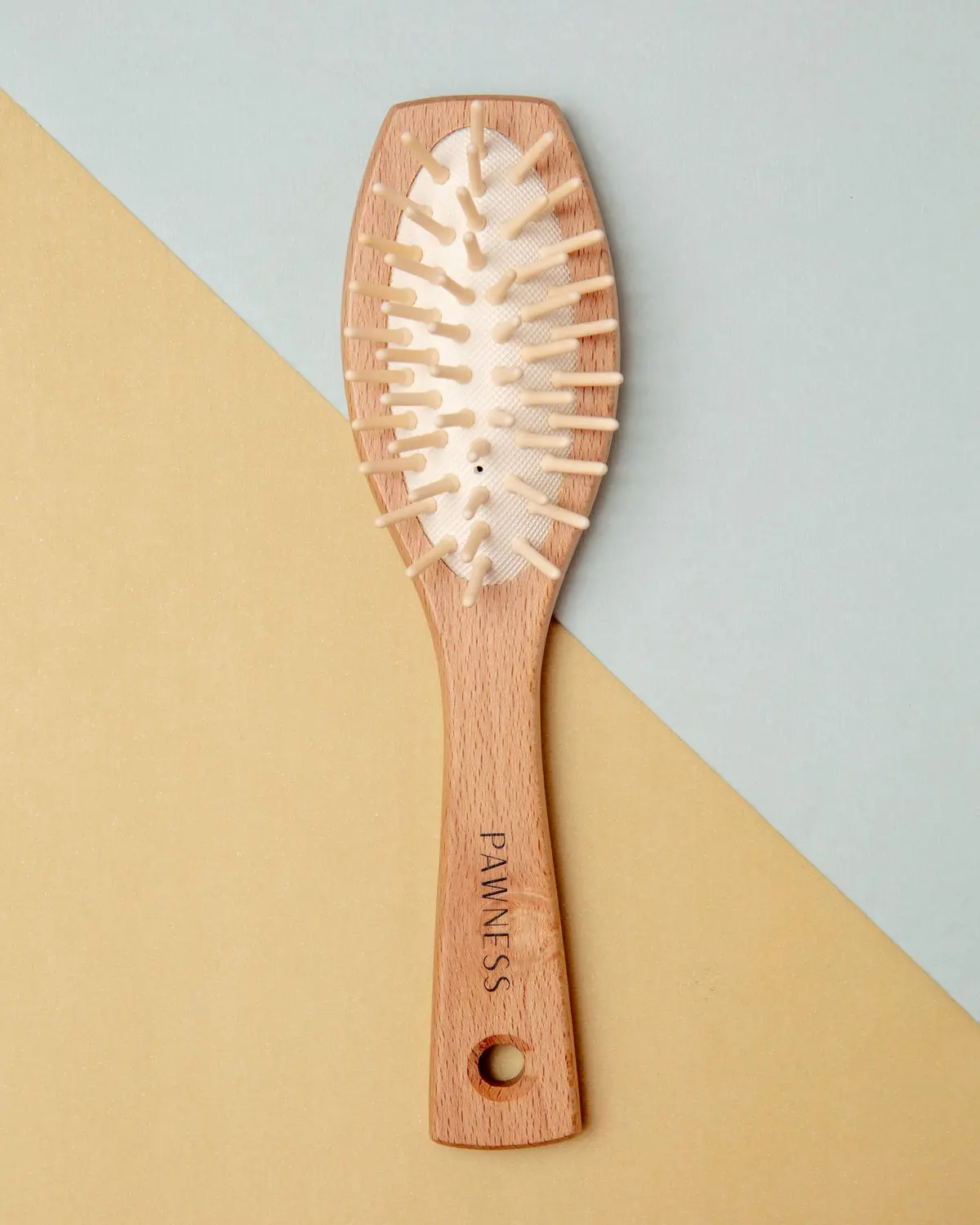 Wooden Vegan Dog Hair Brush 1