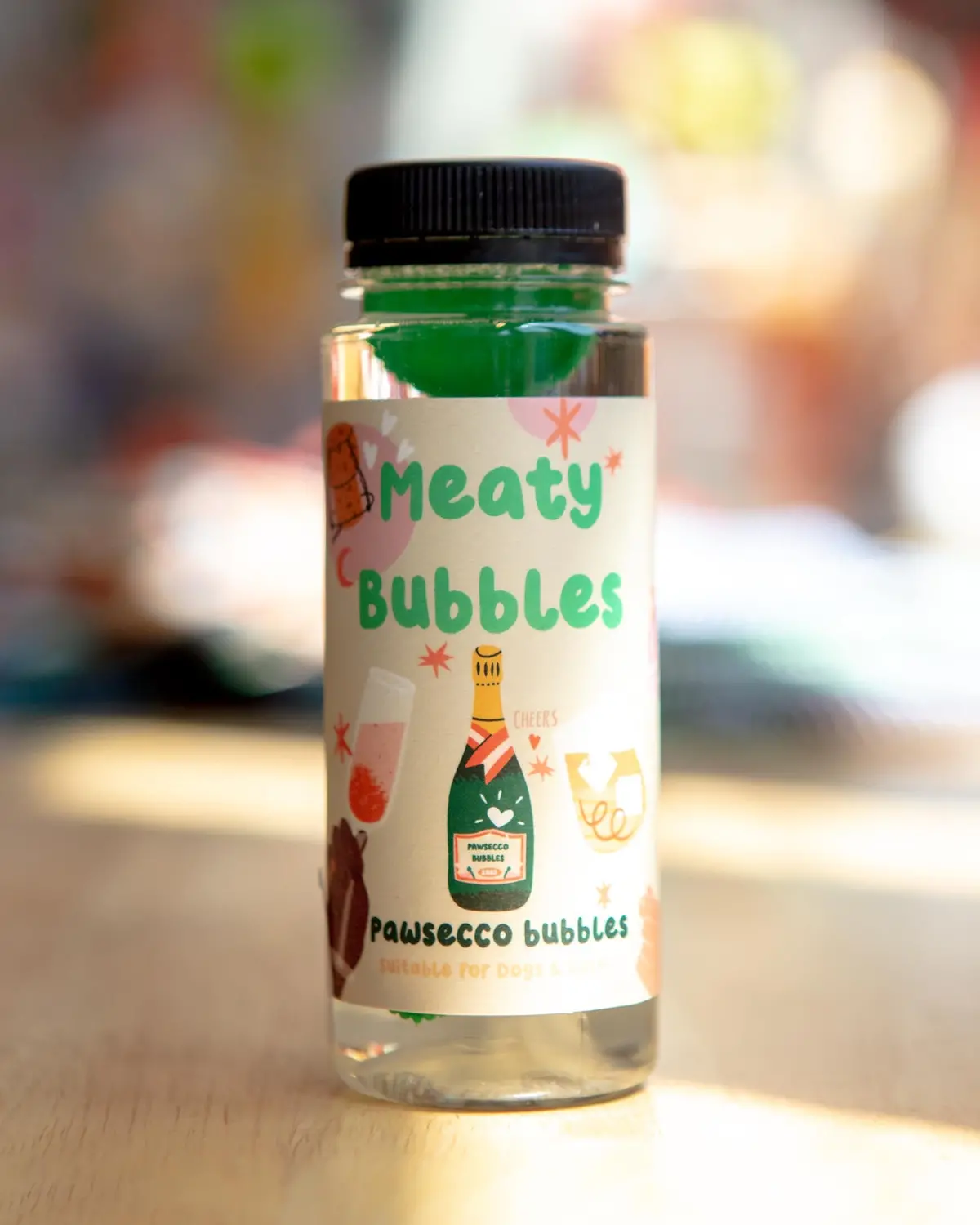 Pawsecco Flavored Bubbles For Dogs & Cats (Vegan, Gluten Free And Halal Safe!) 1